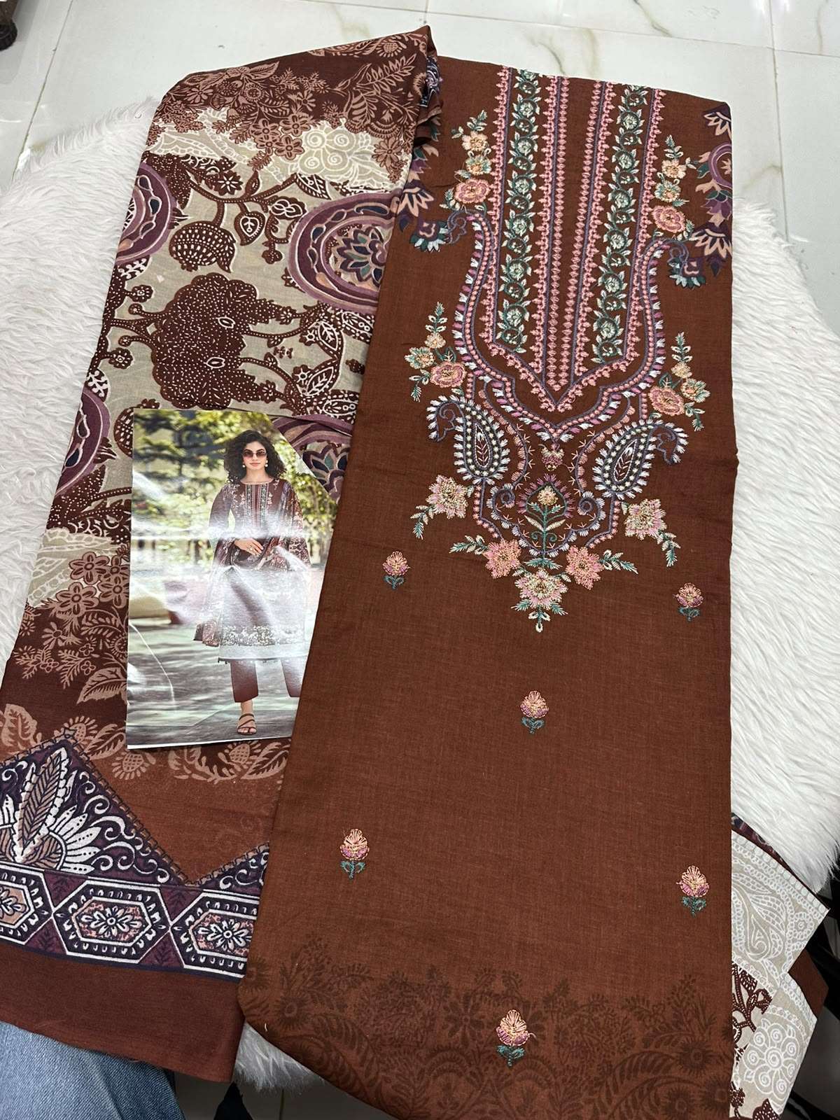 Falah Premium Cotton Collection Code - 50098 By Falah Designer Suits - 07