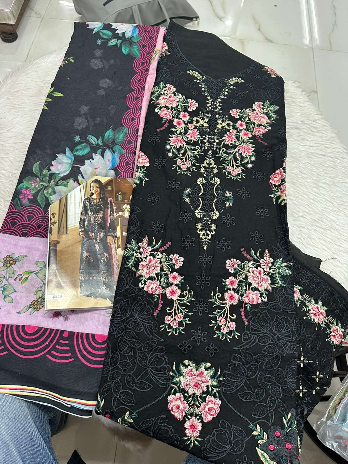 Falah Premium Cotton Collection Code - 50099 By Falah Designer Suits - 01 - 06 B