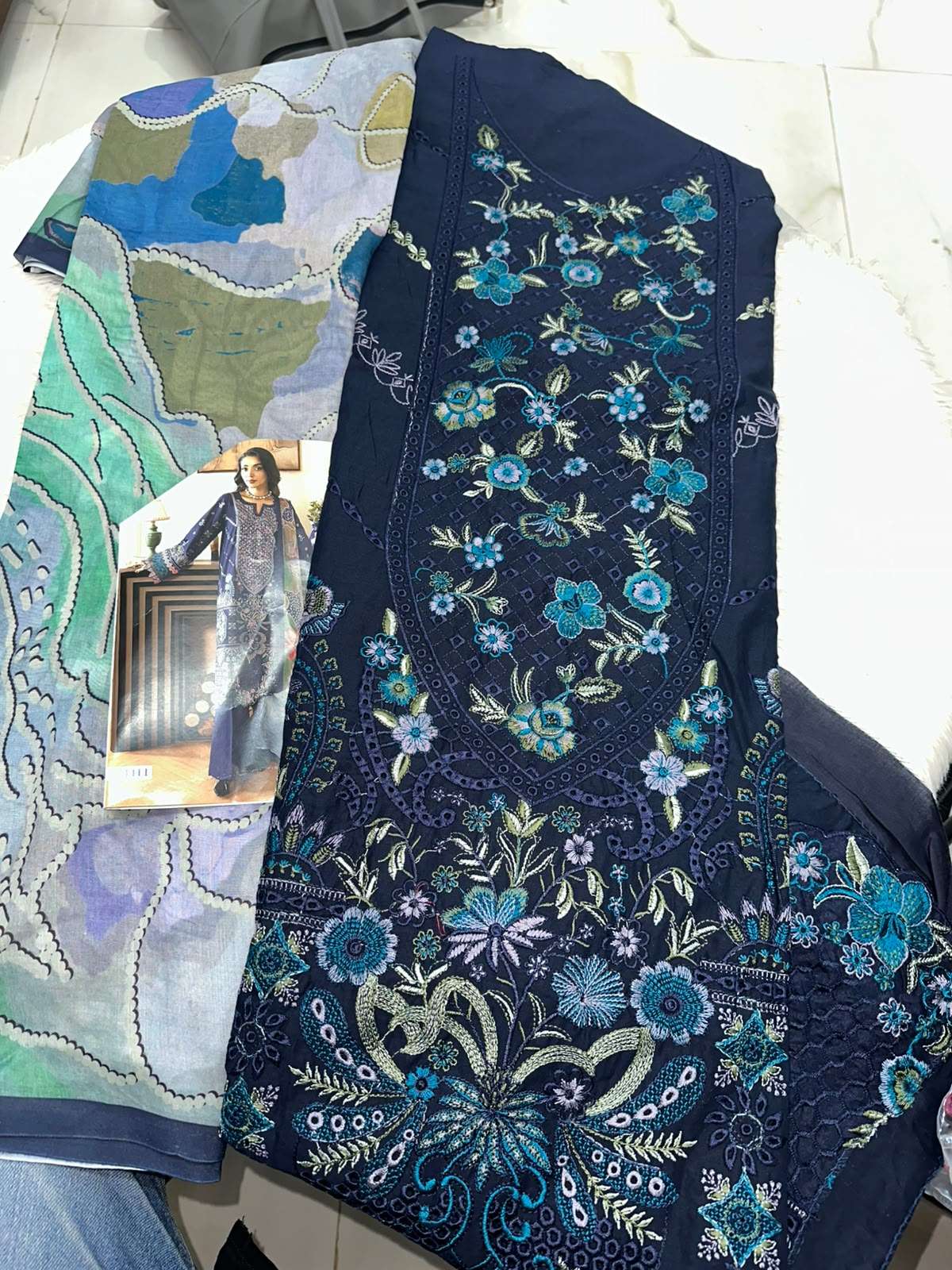 Falah Premium Cotton Collection Code - 50099 By Falah Designer Suits - 03