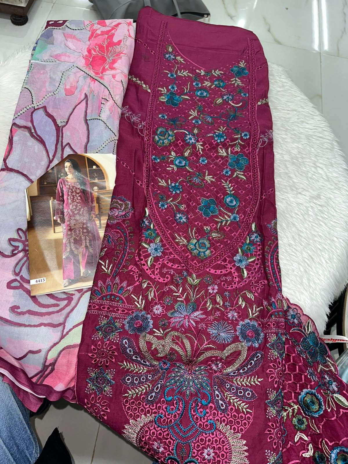 Falah Premium Cotton Collection Code - 50099 By Falah Designer Suits - 06