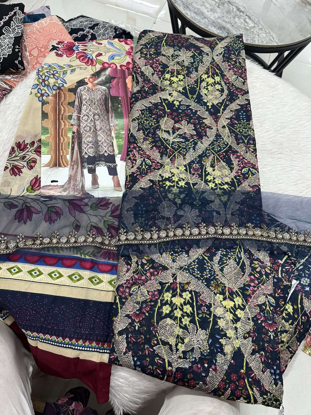 Falah Premium Cotton Collection Code - 50101 By Falah Designer Suits - 01