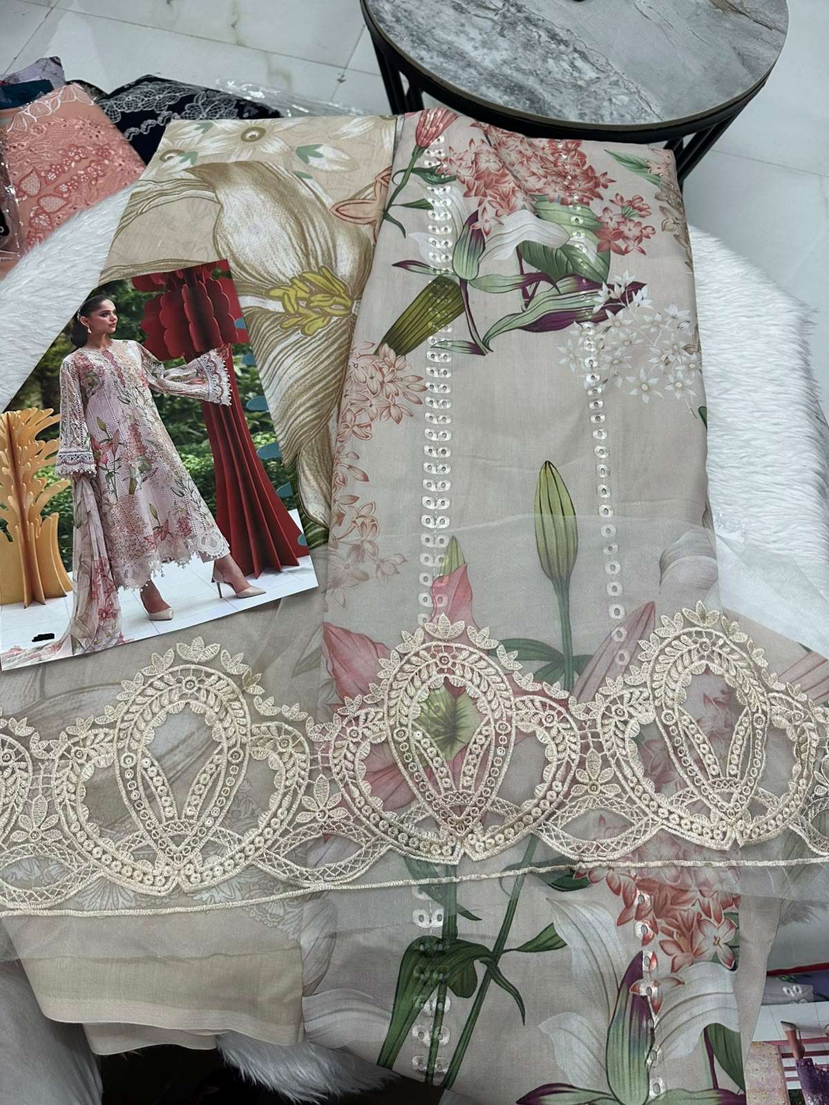 Falah Premium Cotton Collection Code - 50101 By Falah Designer Suits - 03