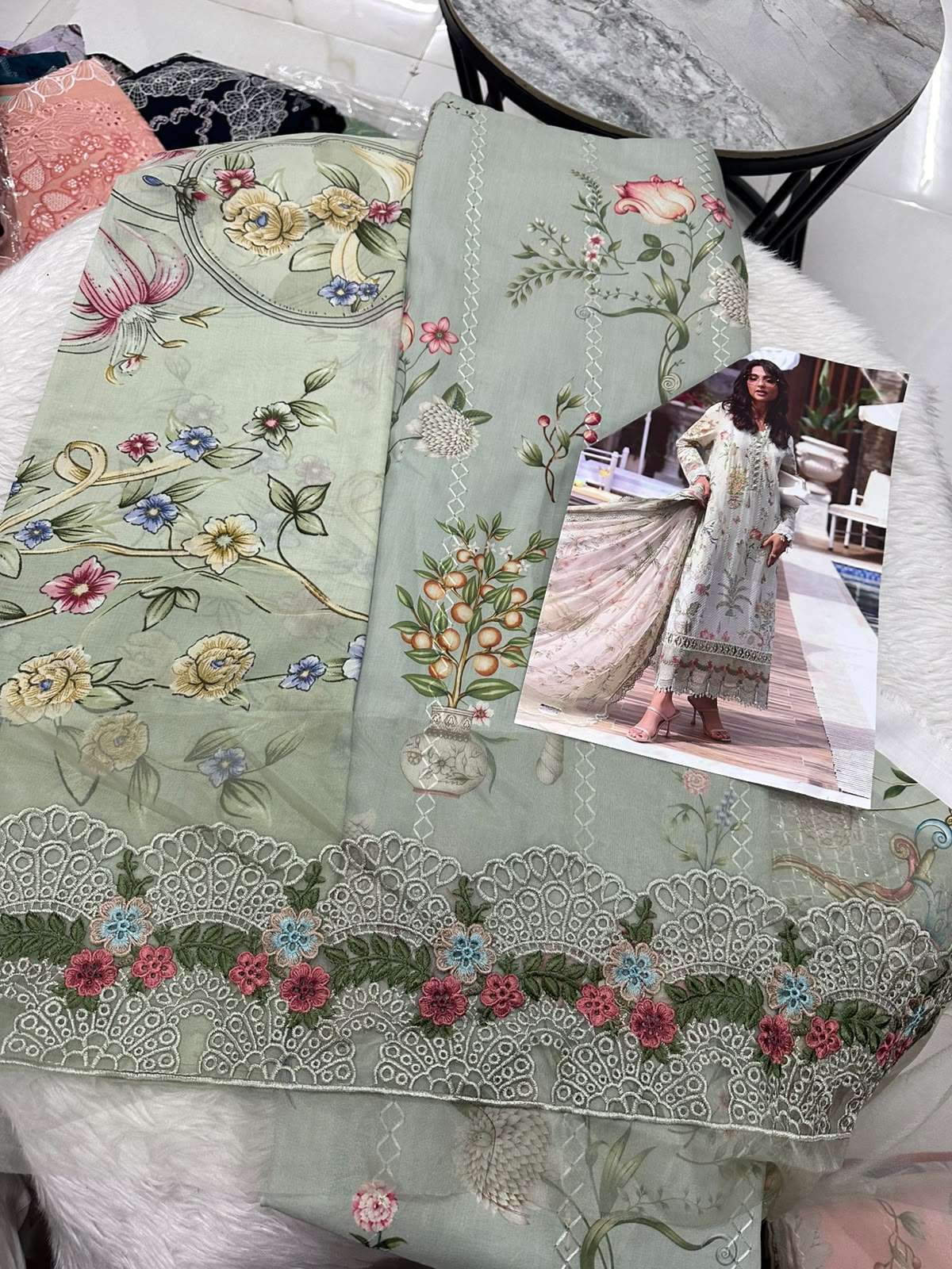 Falah Premium Cotton Collection Code - 50101 By Falah Designer Suits - 05