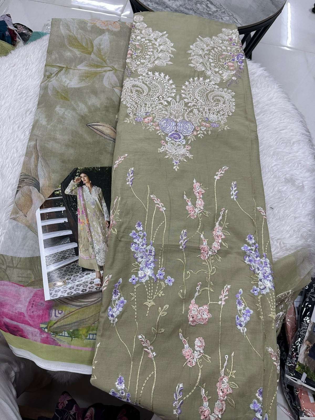 Falah Premium Cotton Collection Code - 50103 By Falah Designer Suits - 01 - 06 A