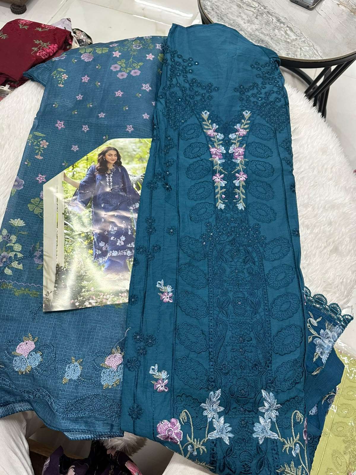 Falah Premium Cotton Collection Code - 50105 By Falah Designer Suits - 01