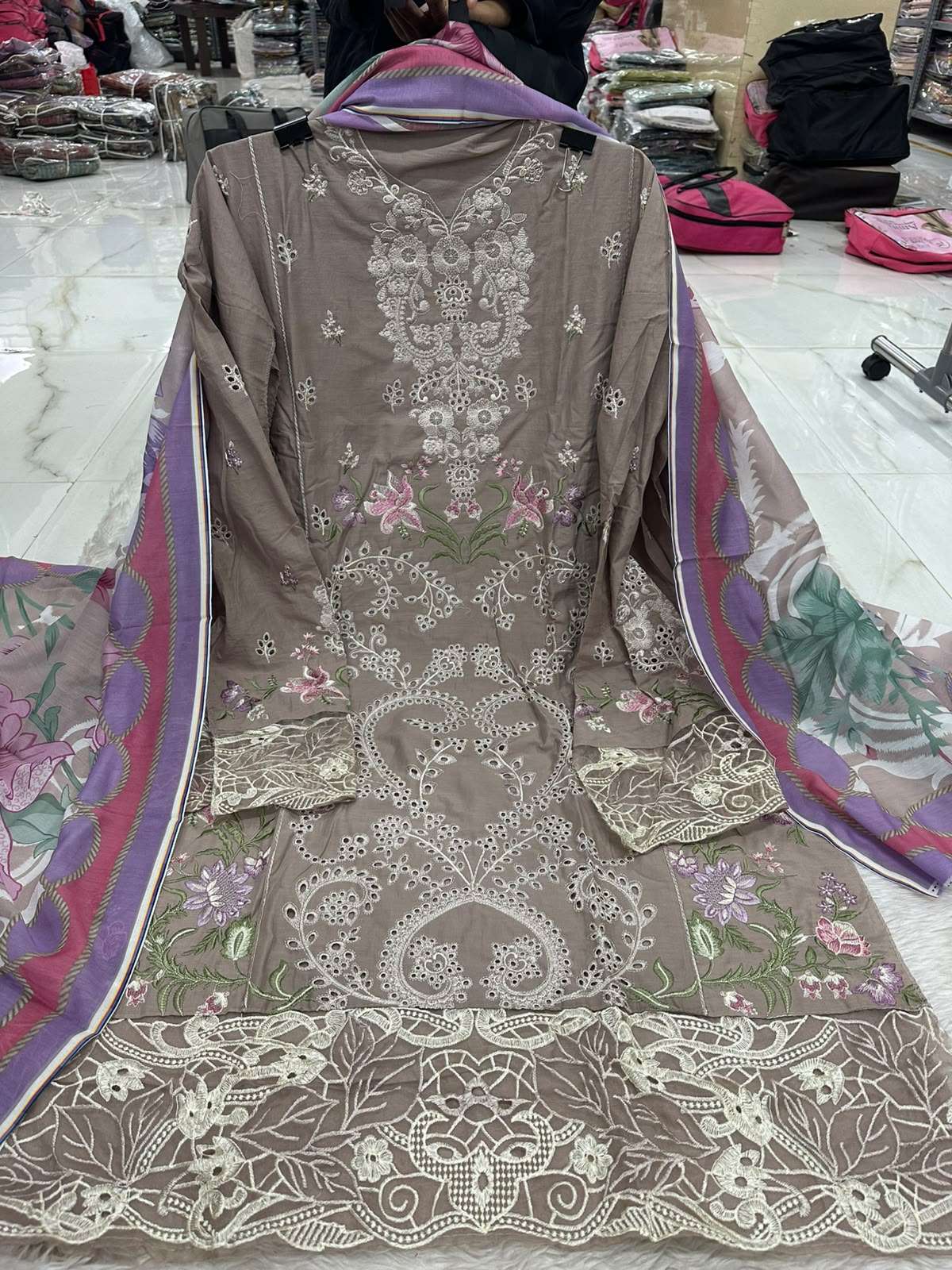 Falah Premium Cotton Collection Code - NOP08 By Falah Designer Suits - 04