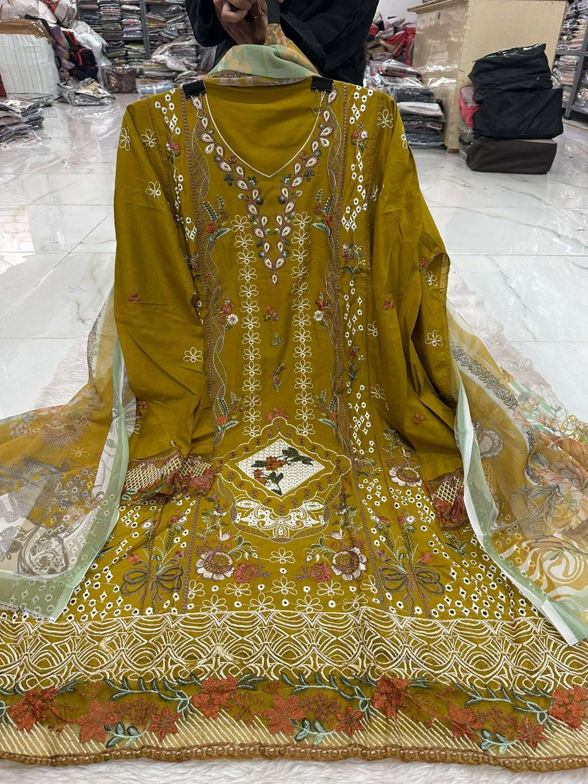 Falah Premium Cotton Collection Code - NOP08 By Falah Designer Suits - 12