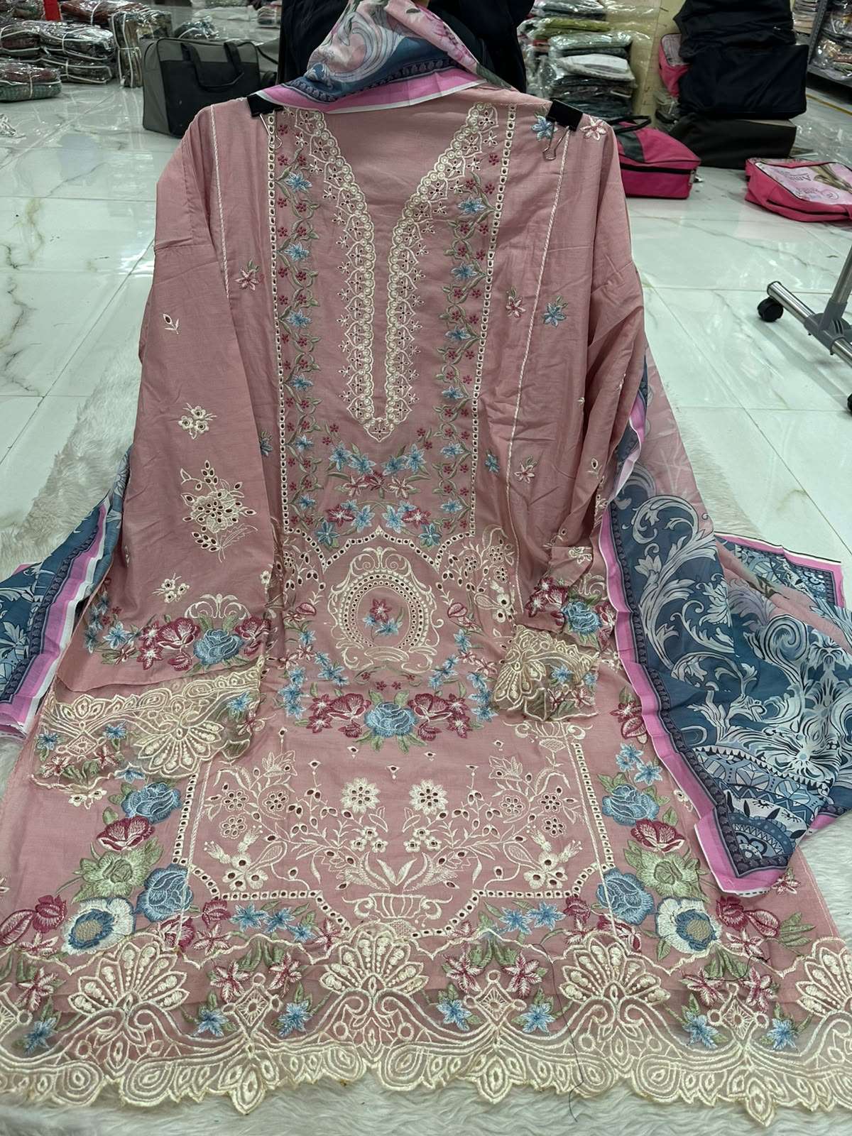 Falah Premium Cotton Collection Code - NOP08 By Falah Designer Suits - 15