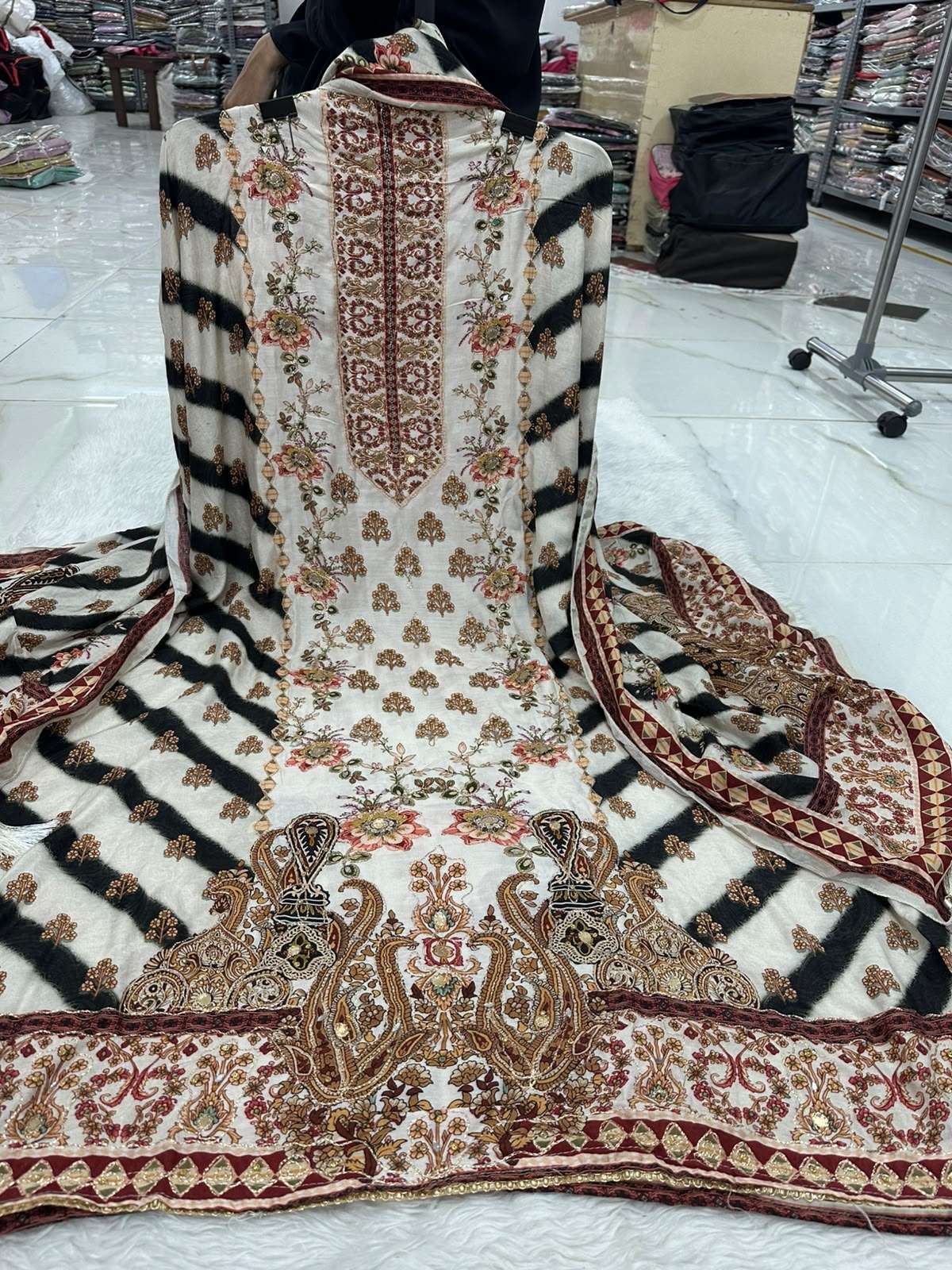 Falah Premium Maslin Collection Code. - 50094 By Falah Designer Suits - 01