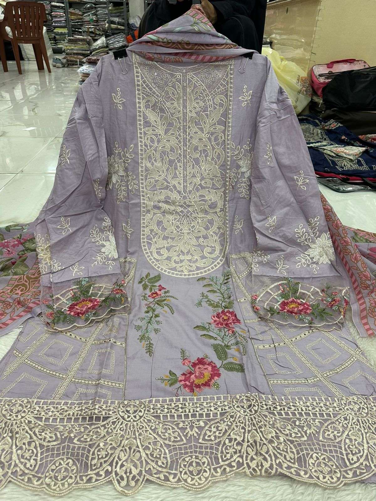 Falah Premium Party Wear Cotton Collection Code - NOP04 By Falah Designer Suits - 10