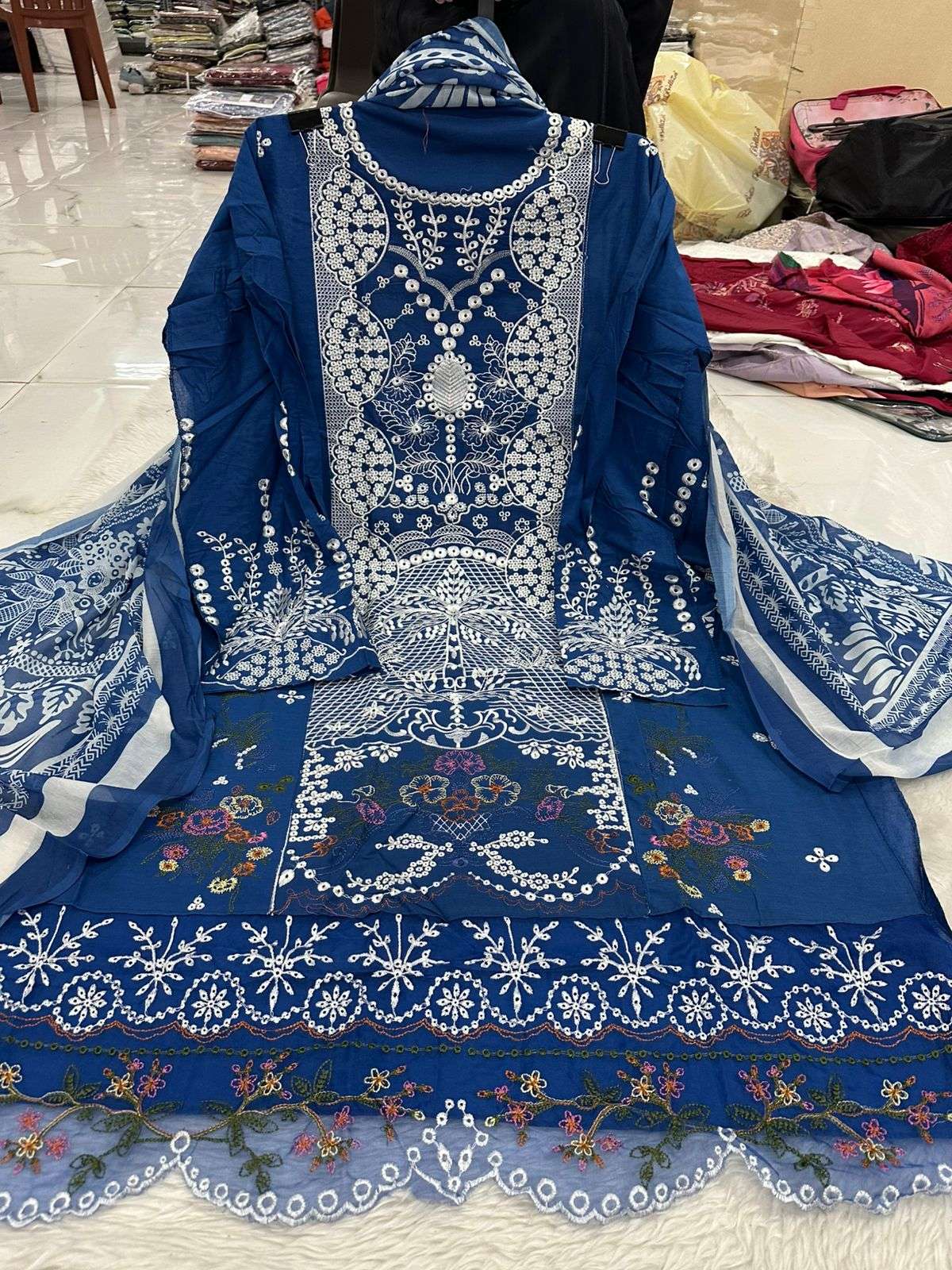 Falah Premium Party Wear Cotton Collection Code - NOP04 By Falah Designer Suits - 11