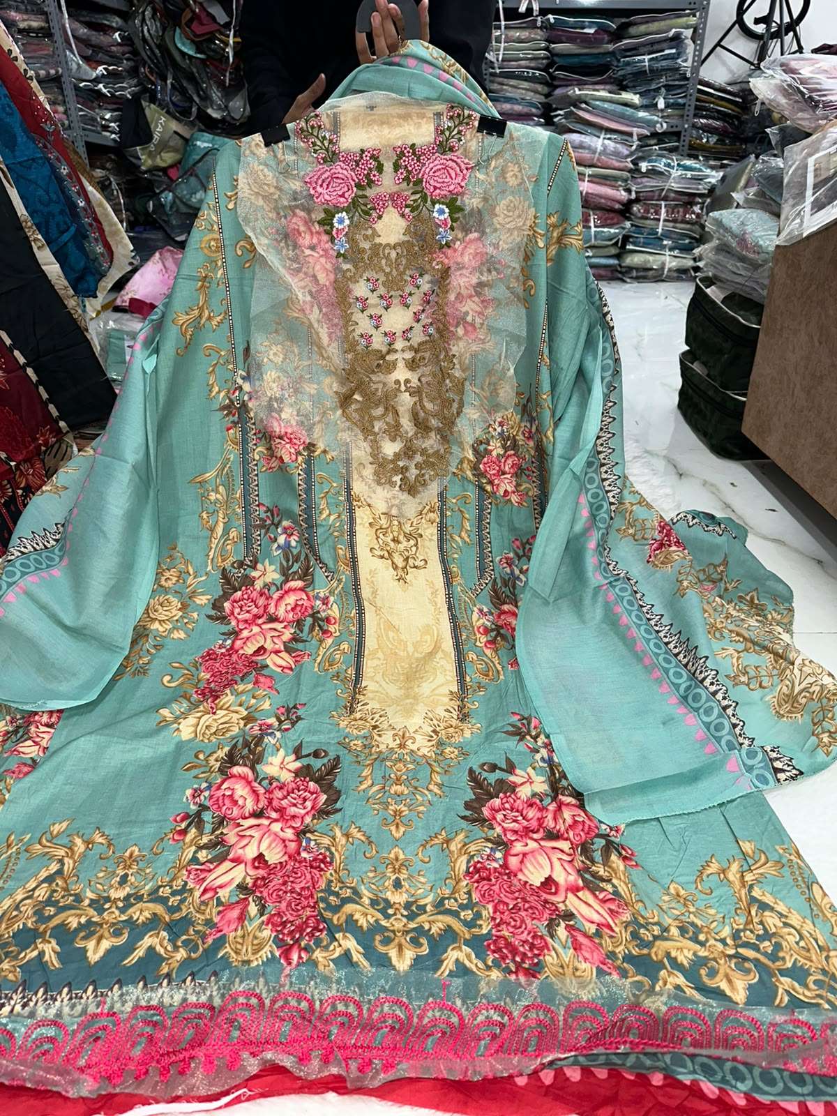 Falah Premium Pure Cotton Collection Code - NOP12 By Falah Designer Suits - 15