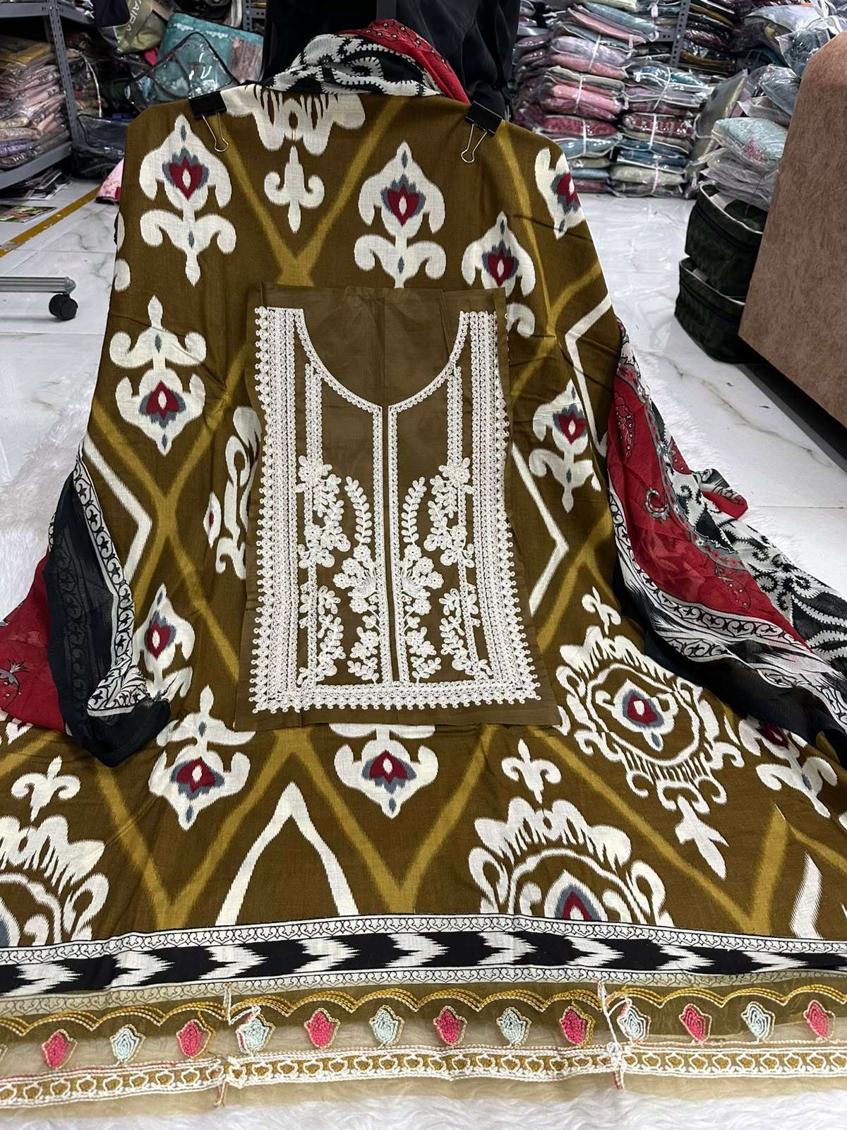 Falah Premium Pure Cotton Collection Code - NOP12 By Falah Designer Suits - 16