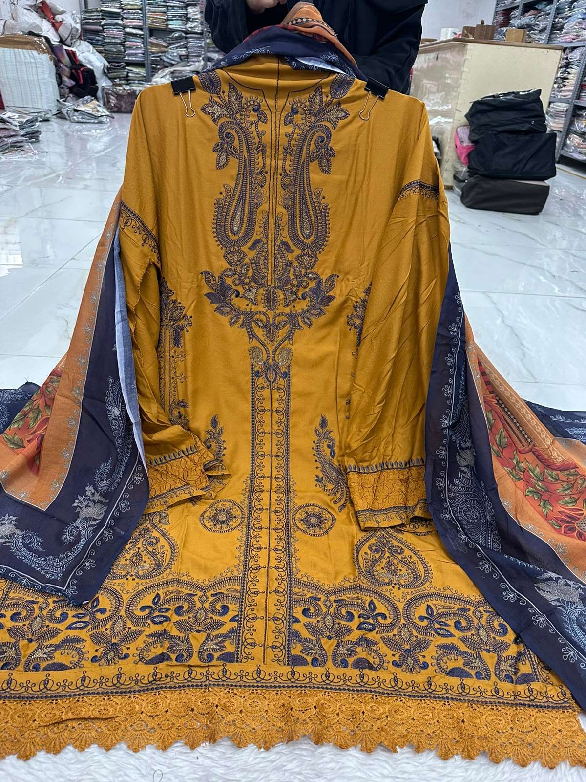 Falah Premium Rayon Cotton Collection Code - NOP07 By Falah Designer Suits - 01 - 06 A