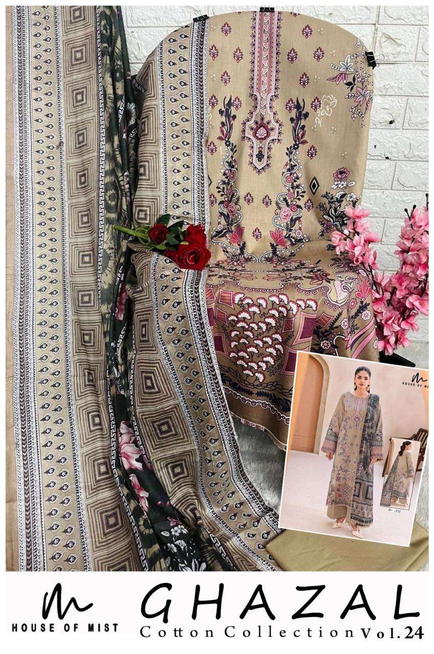 GHAZAL COTTON COLLECTION VOL - 24 BY HOUSE OF MIST - 08