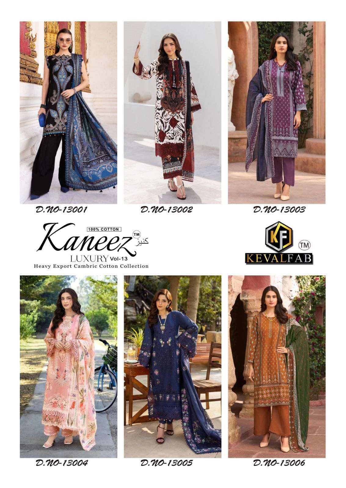 KANEEZ VOL - 13 BY KEVAL FAB - 01 - 06