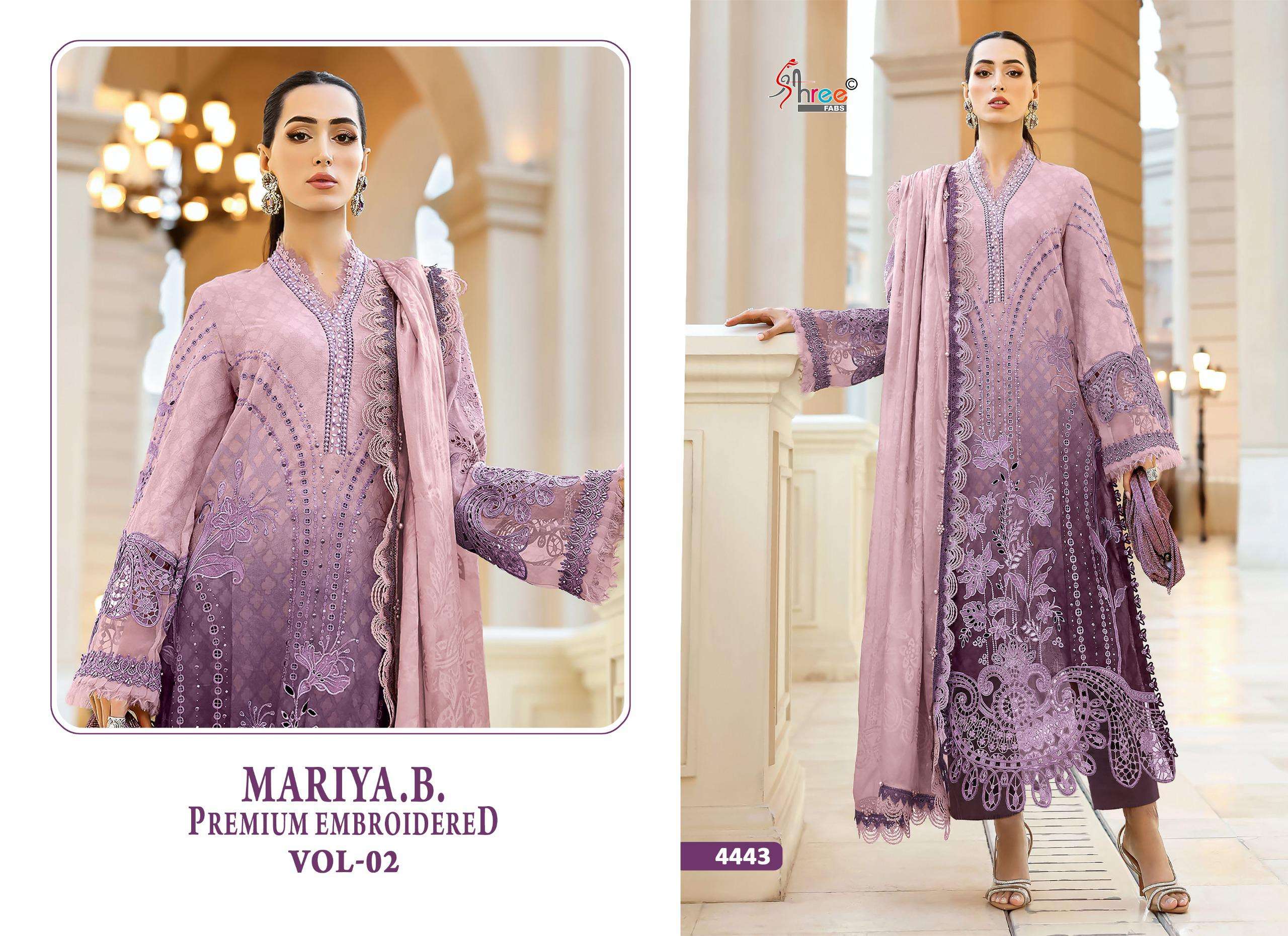 MARIA B PREMIUM EMBROIDERED VOL - 02 BY SHREE FABS - 03