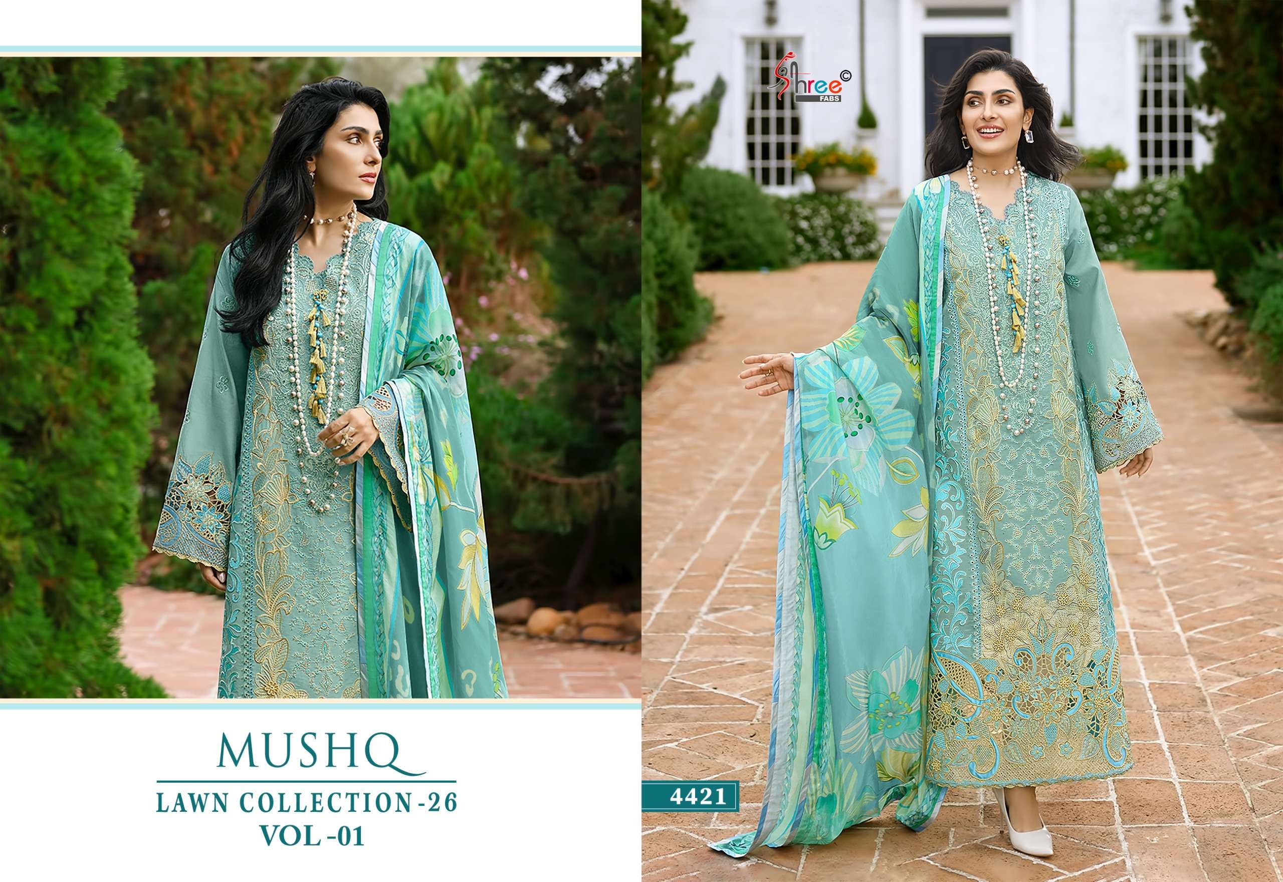 MUSHQ LAWN COLLECTION VOL - 01 BY SHREE FABS - 01