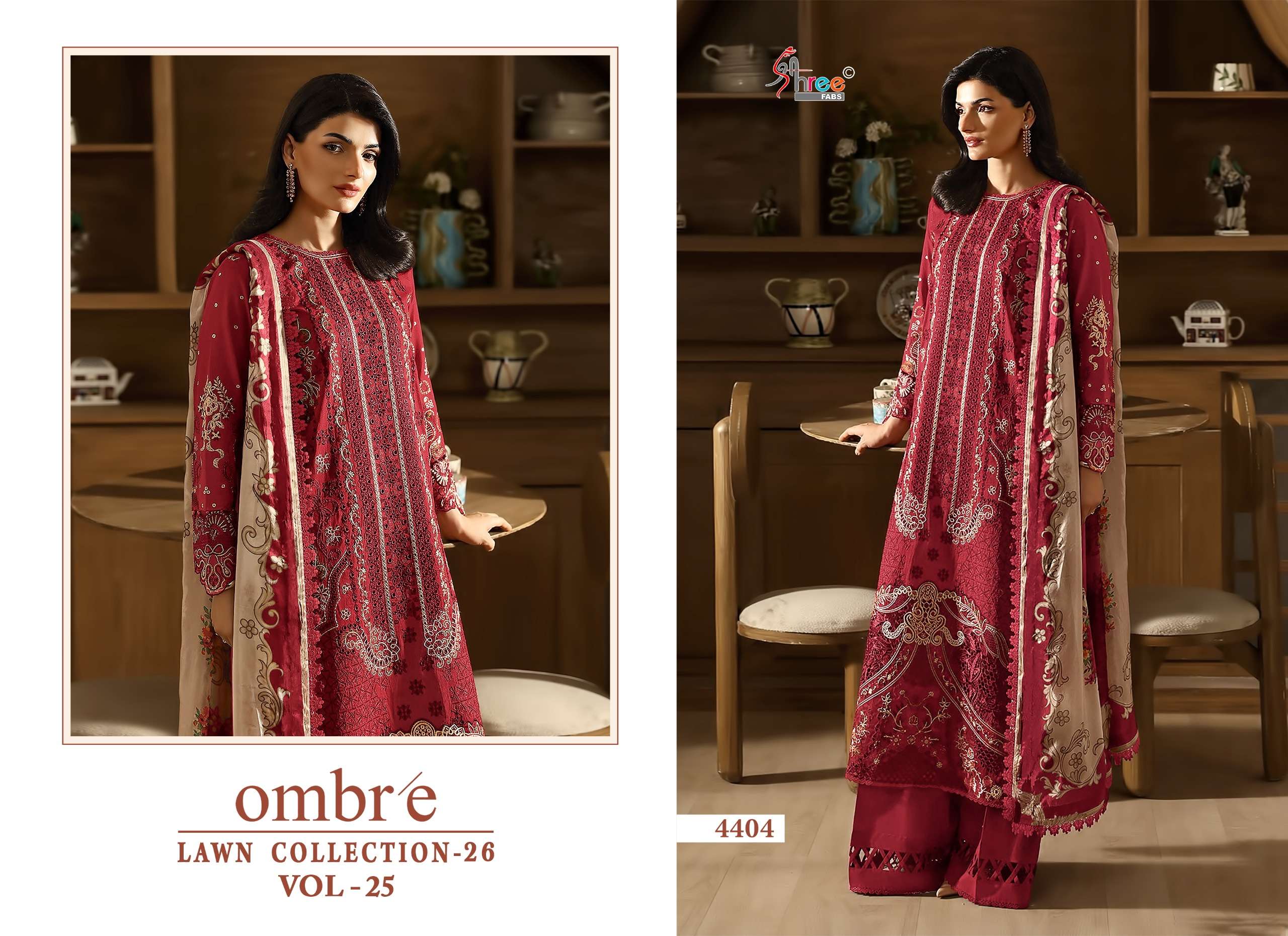 OMBRE LAWN COLLECTION VOL - 25 BY SHREE FABS - 04