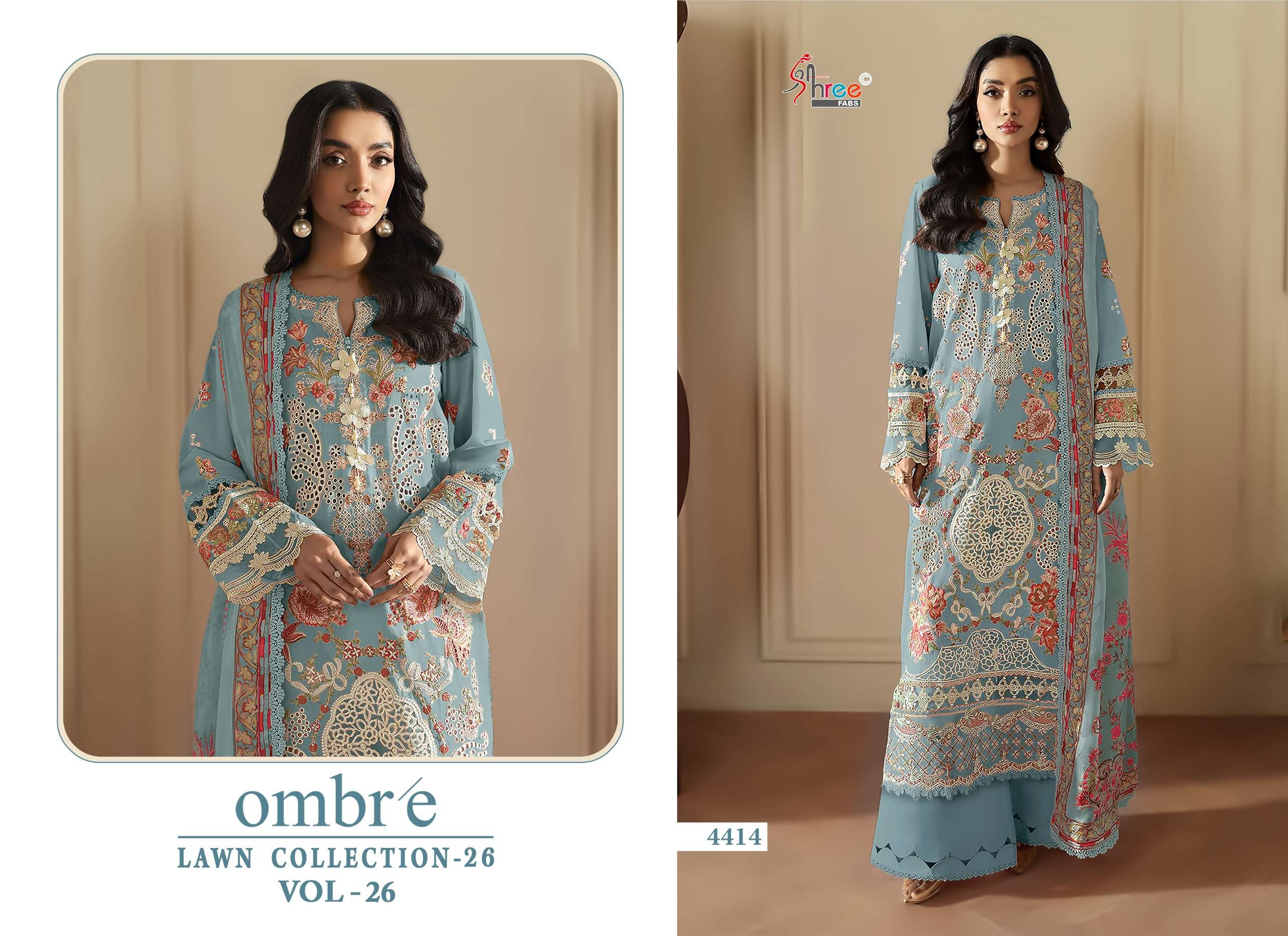 OMBRE LAWN COLLECTION VOL - 26 BY SHREE FABS - 04