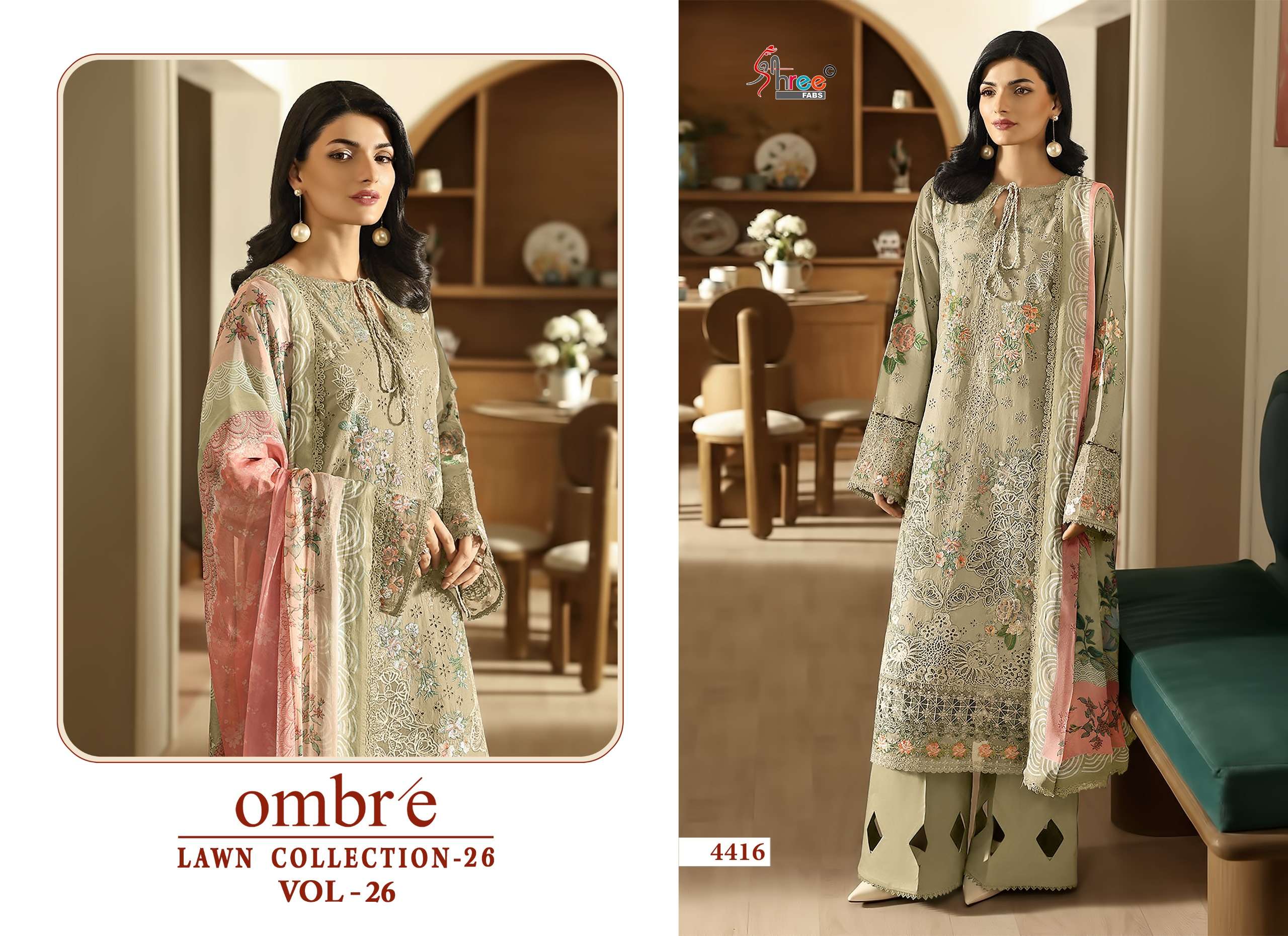 OMBRE LAWN COLLECTION VOL - 26 BY SHREE FABS - 06