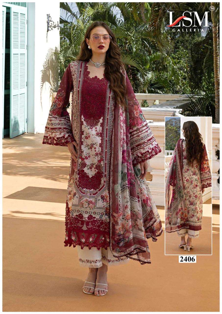 PARIAN DREAM HEAVY LUXURY LAWN COLLECTION VOL - 24 BY LSM - 12