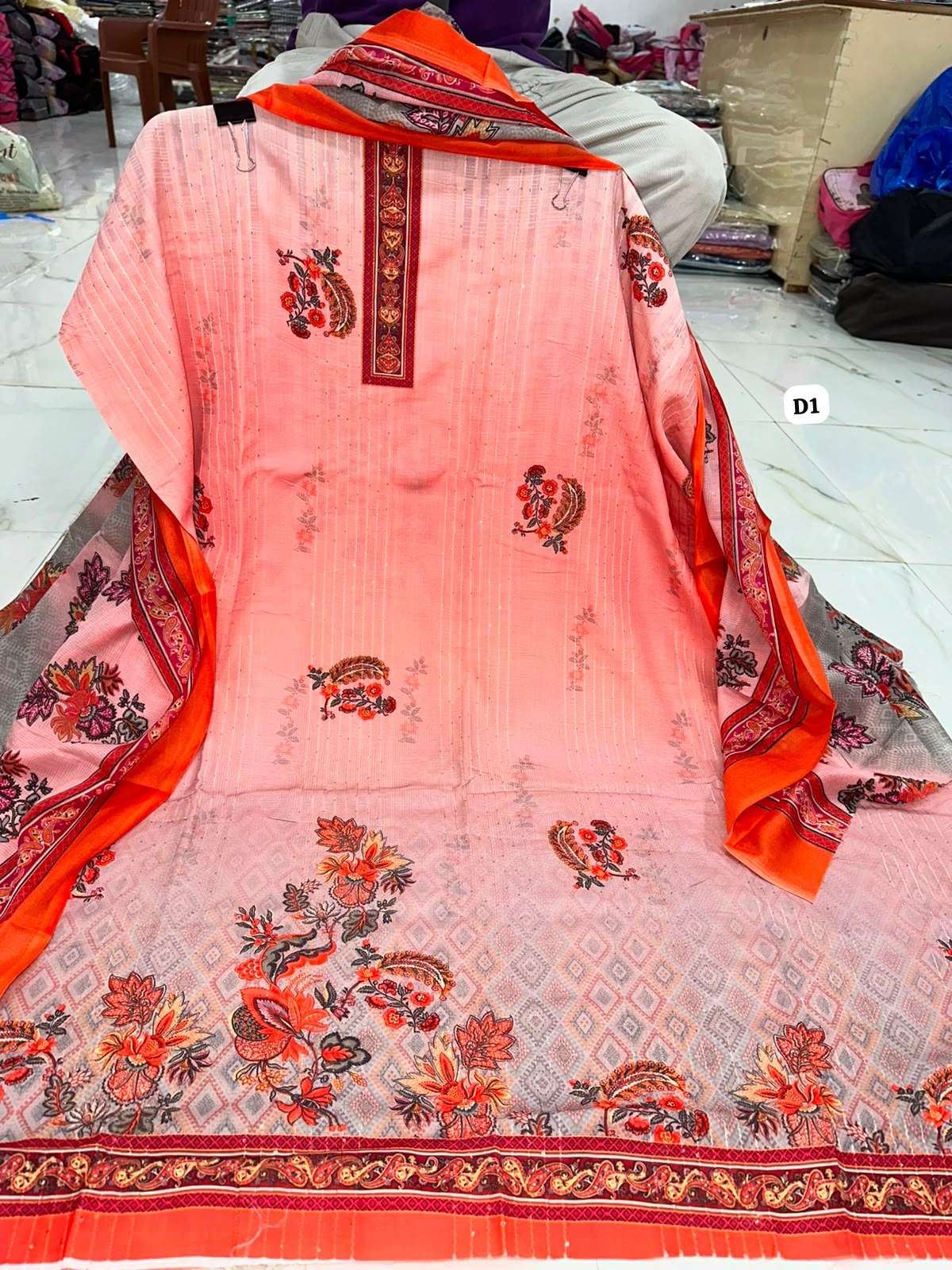 Premium Printed Cotton Collection Code - NOP09 By Al Karam - 03