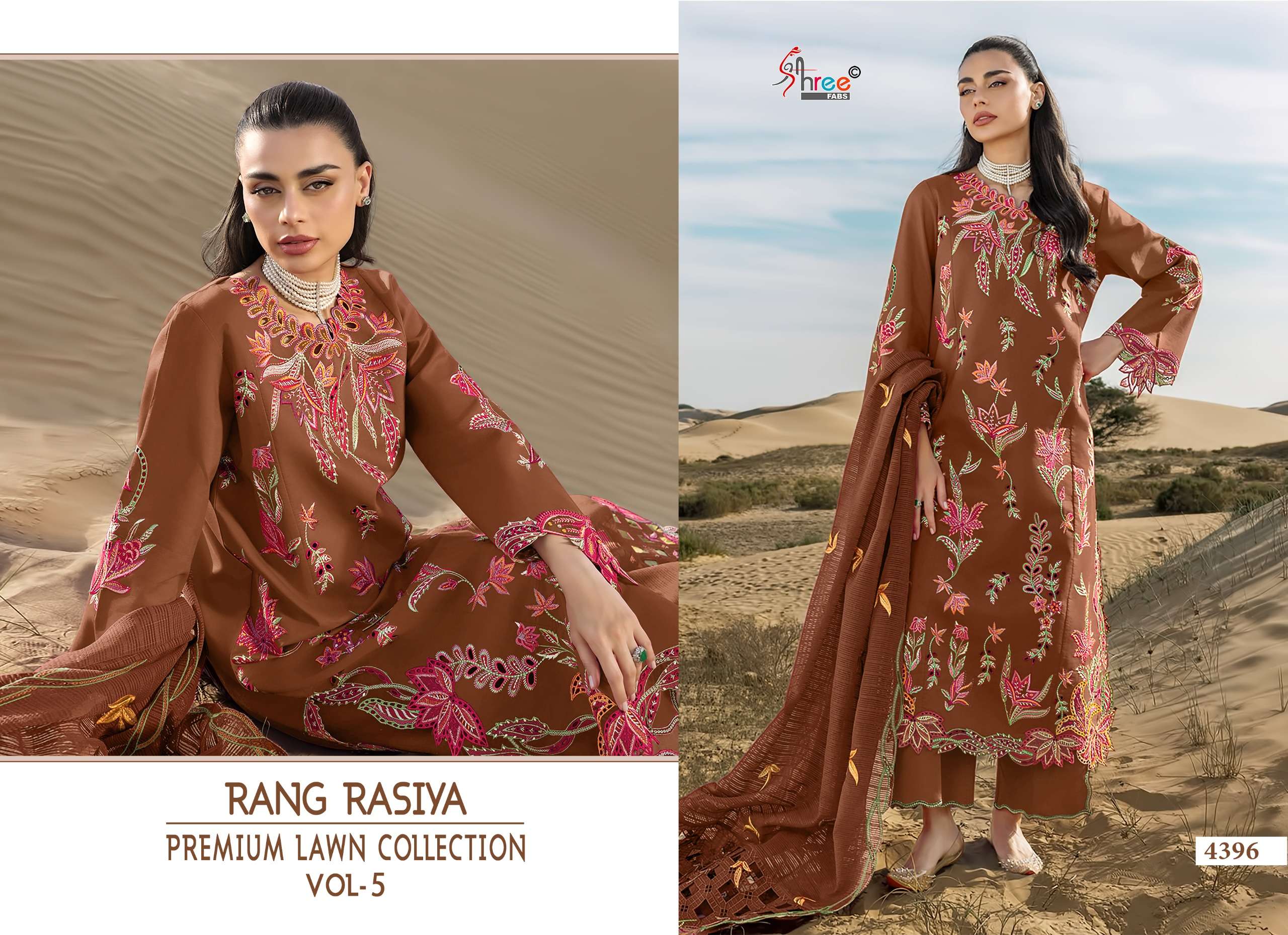 RANG RASIYA PREMIUM LAWN COLLECTION VOL - 05 BY SHREE FABS - 06