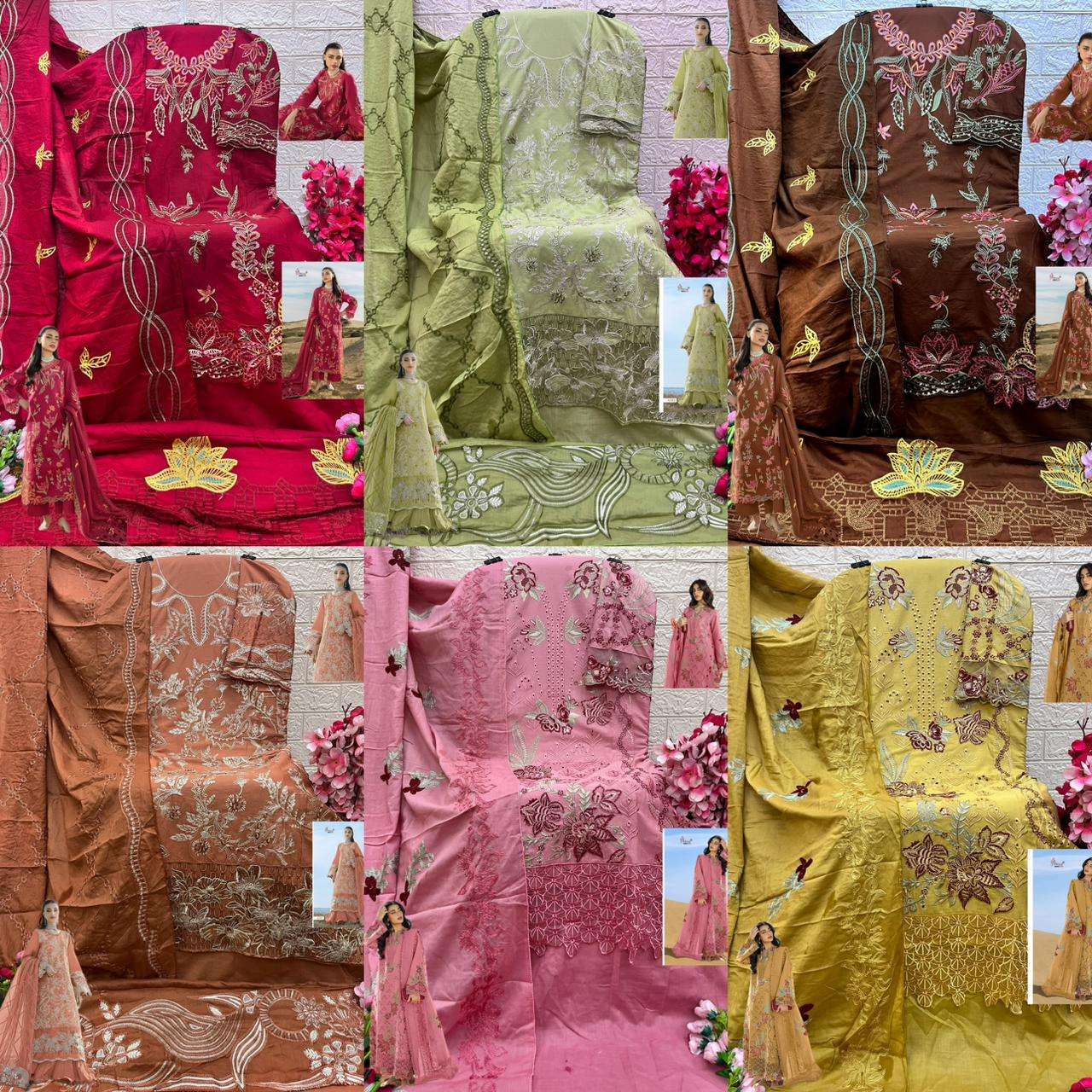 RANG RASIYA PREMIUM LAWN COLLECTION VOL - 05 OPEN PIC BY SHREE FABS - 01 - 06 A
