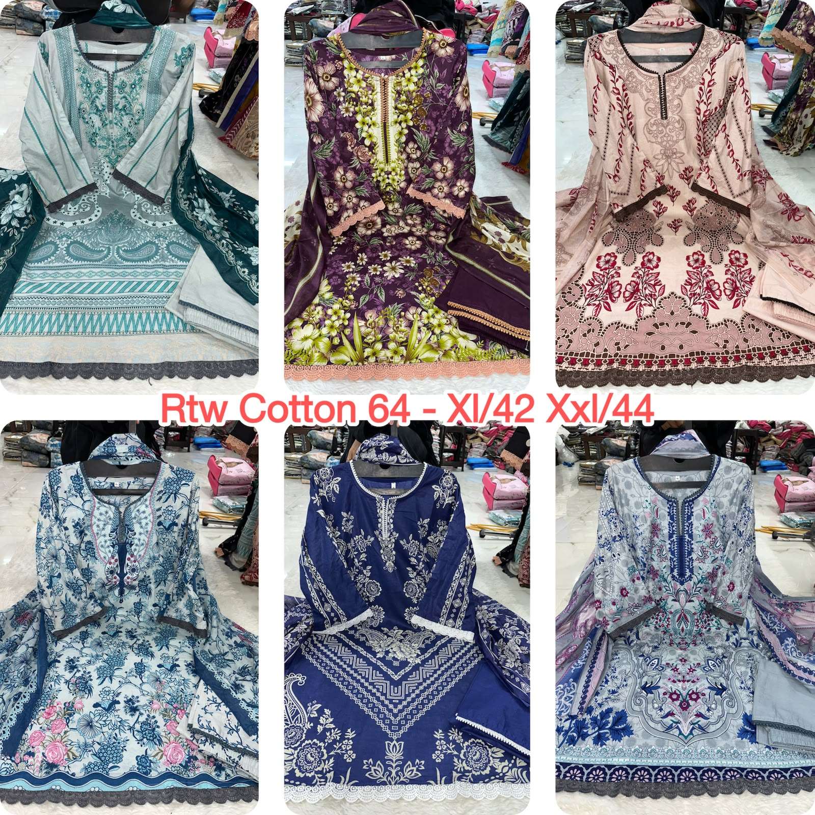 READY MADE HEAVY COTTON LUXURY COLLECTION VOL - 64 BY RTW - 01 - 06
