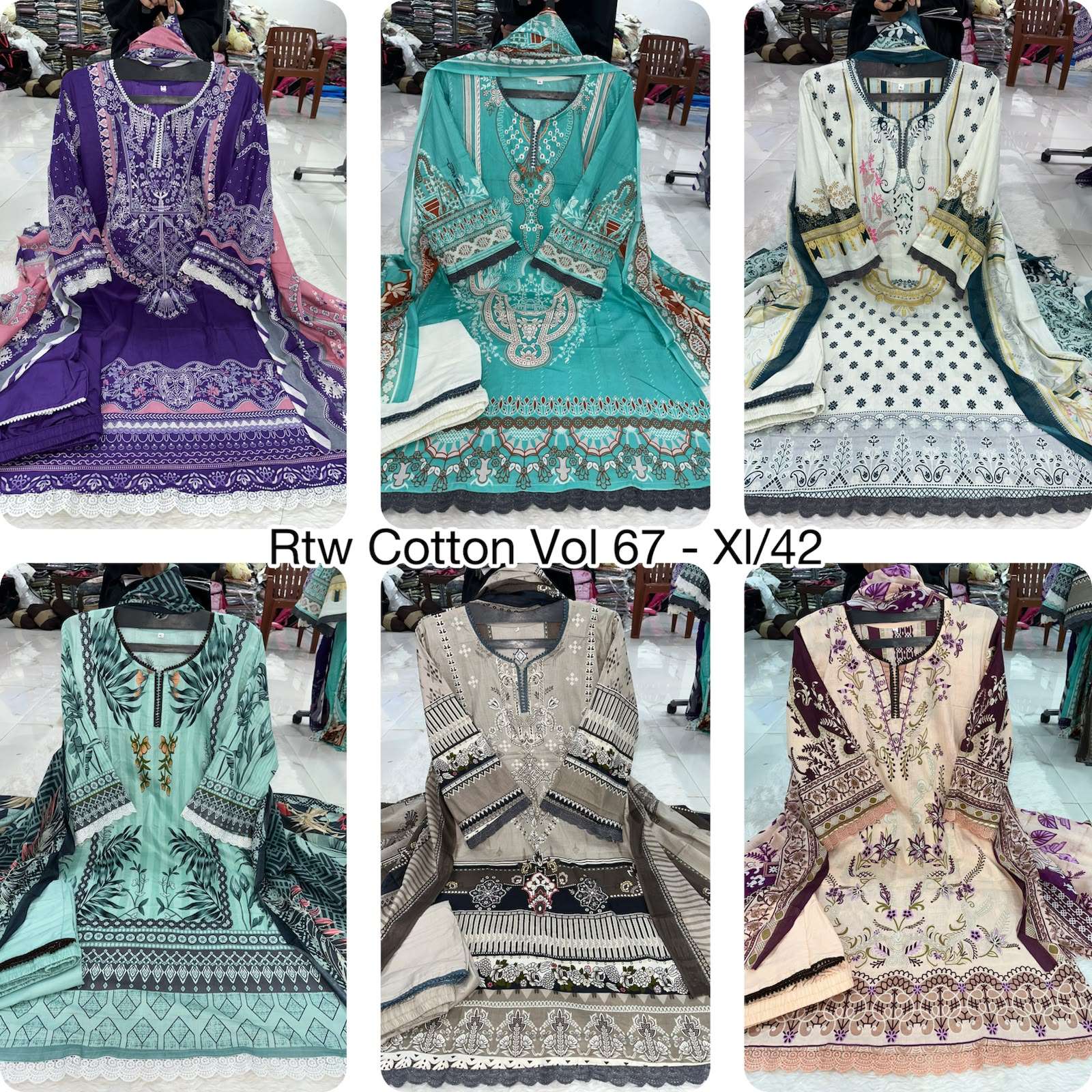 READY MADE HEAVY COTTON LUXURY COLLECTION VOL - 67 BY RTW - 01 - 06
