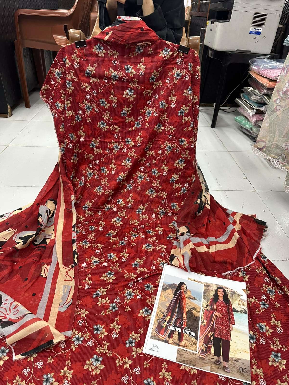 SALINA PRINTED SUMMER LAWN COLLECTION LIMITED EDITION 2026 BY REGALIA TEXTILES - 08