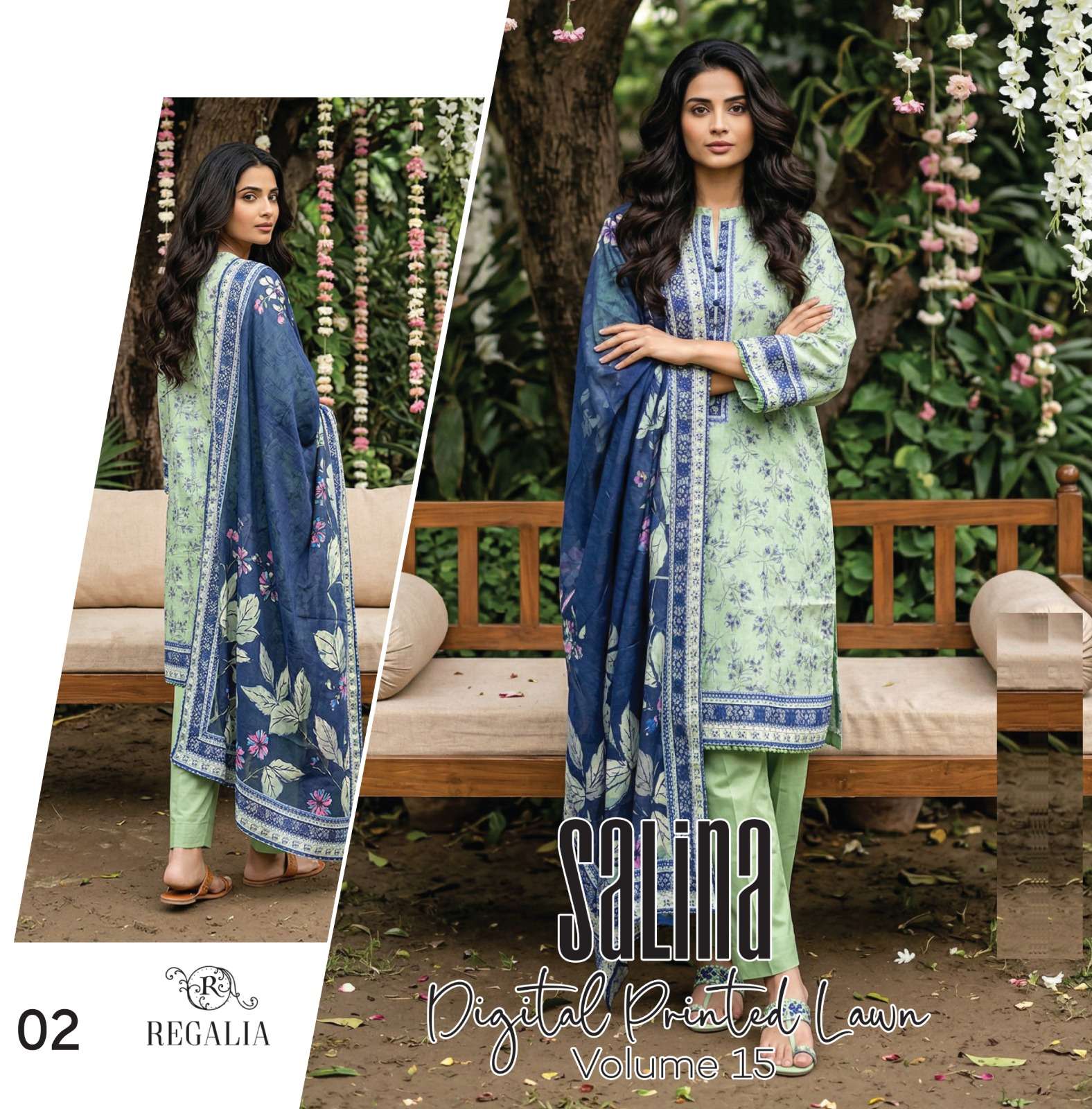 SALINA VOL - 15 DIGITAL PRINTED LAWN COLLECTION 2026 BY REGALIA TEXTILES - 02