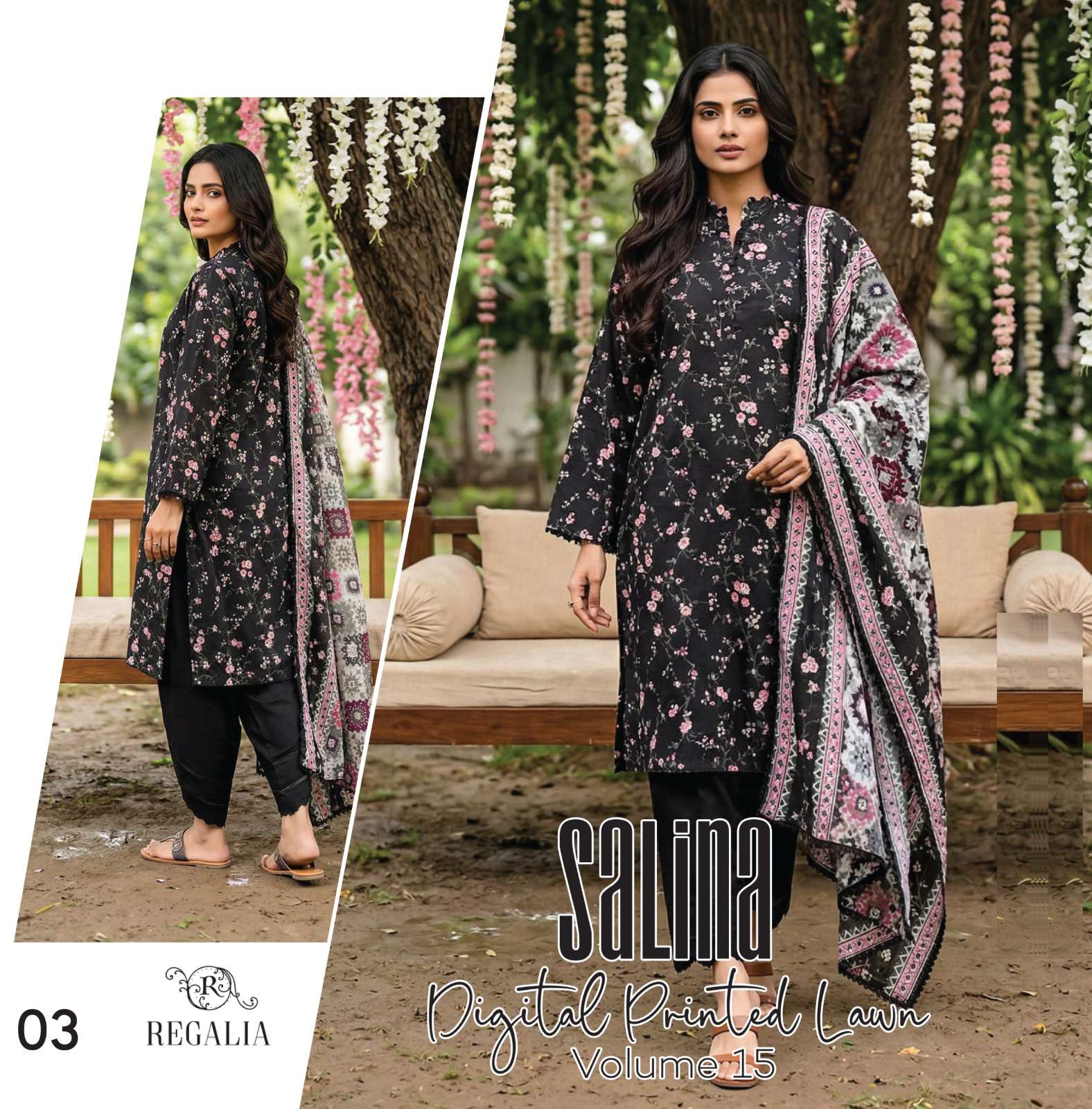 SALINA VOL - 15 DIGITAL PRINTED LAWN COLLECTION 2026 BY REGALIA TEXTILES - 03