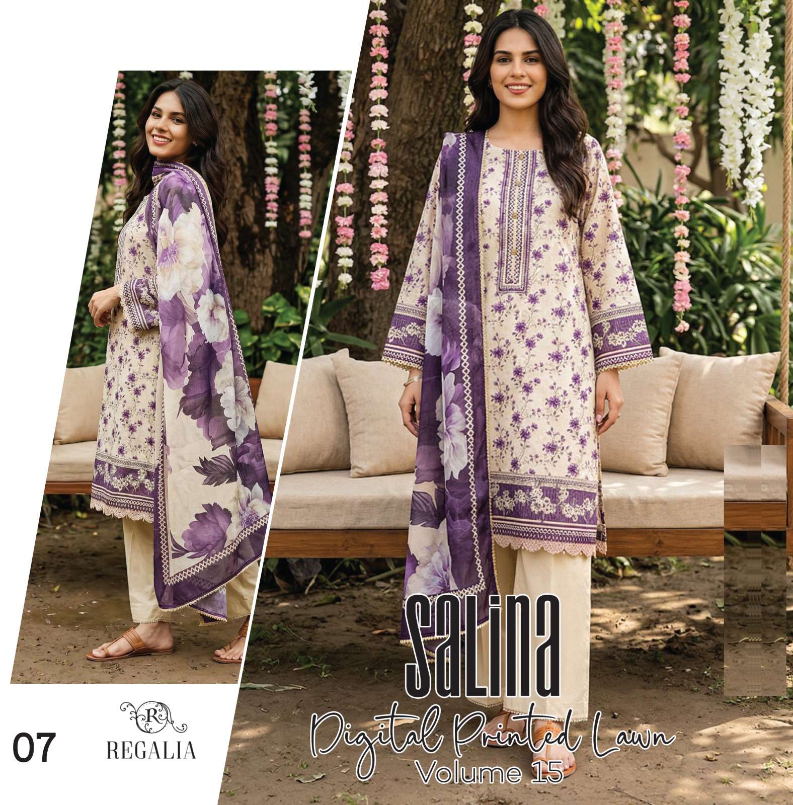 SALINA VOL - 15 DIGITAL PRINTED LAWN COLLECTION 2026 BY REGALIA TEXTILES - 07