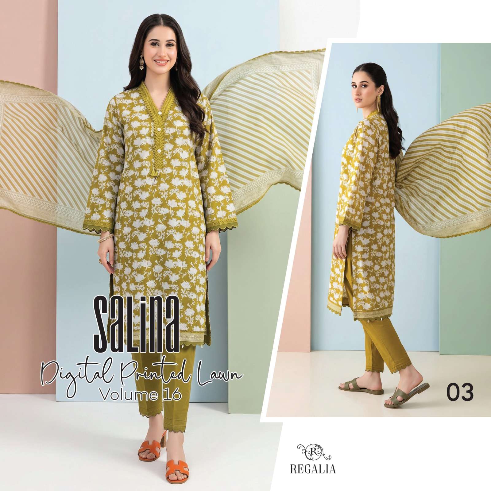SALINA VOL - 16 DIGITAL PRINTED LAWN COLLECTION 2026 BY REGALIA TEXTILES - 03