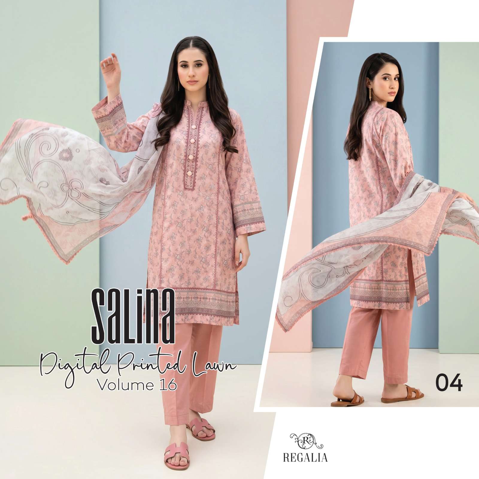 SALINA VOL - 16 DIGITAL PRINTED LAWN COLLECTION 2026 BY REGALIA TEXTILES - 04