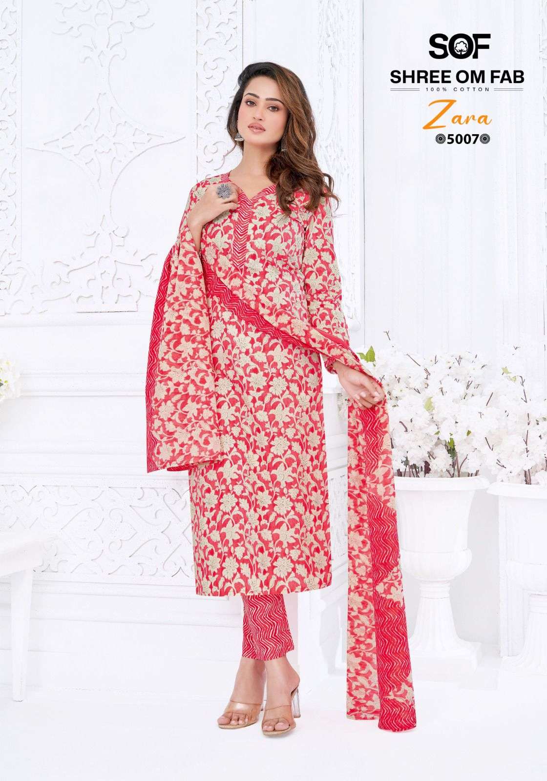ZARA VOL - 05 OPEN & MODEL PIC BY SHREE OM FAB - 07