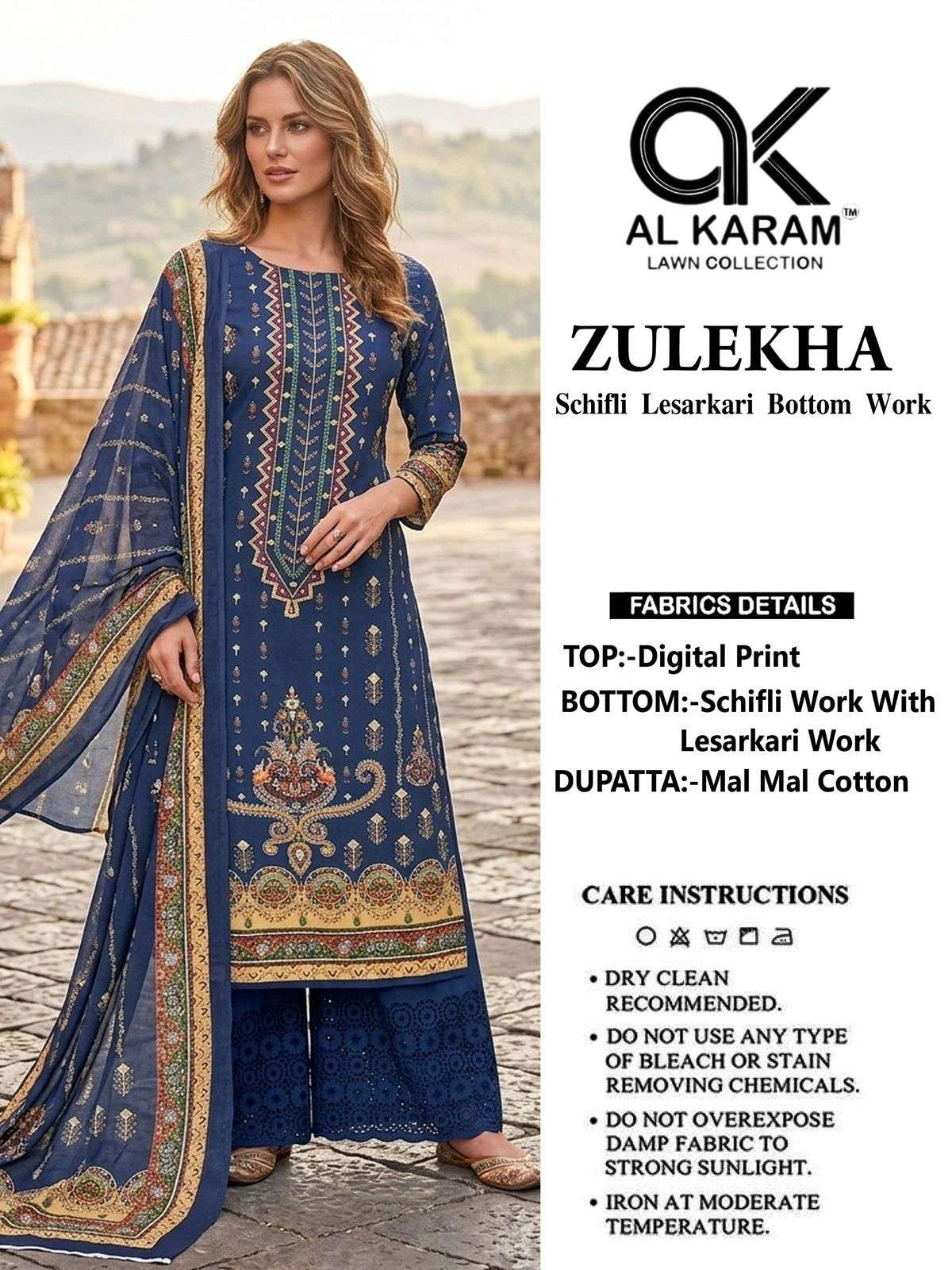 ZULEKHA EPLICE BOTTOM BY AL KARAM - 01
