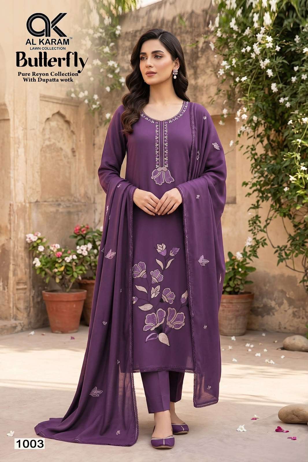 BUTTERFLY RAYON COLLECTION BY AL KARAM - 03