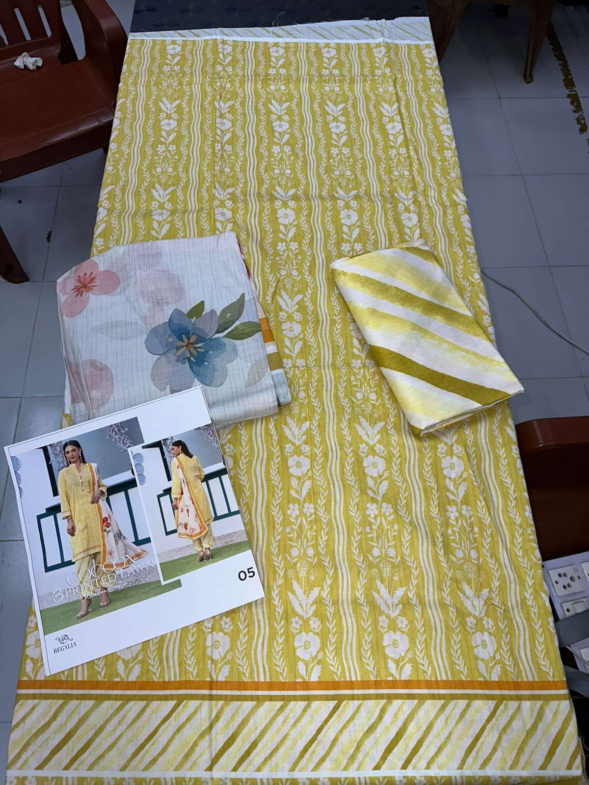 COCOON PRINTED LAWN COLLECTION BY REGALIA - 01