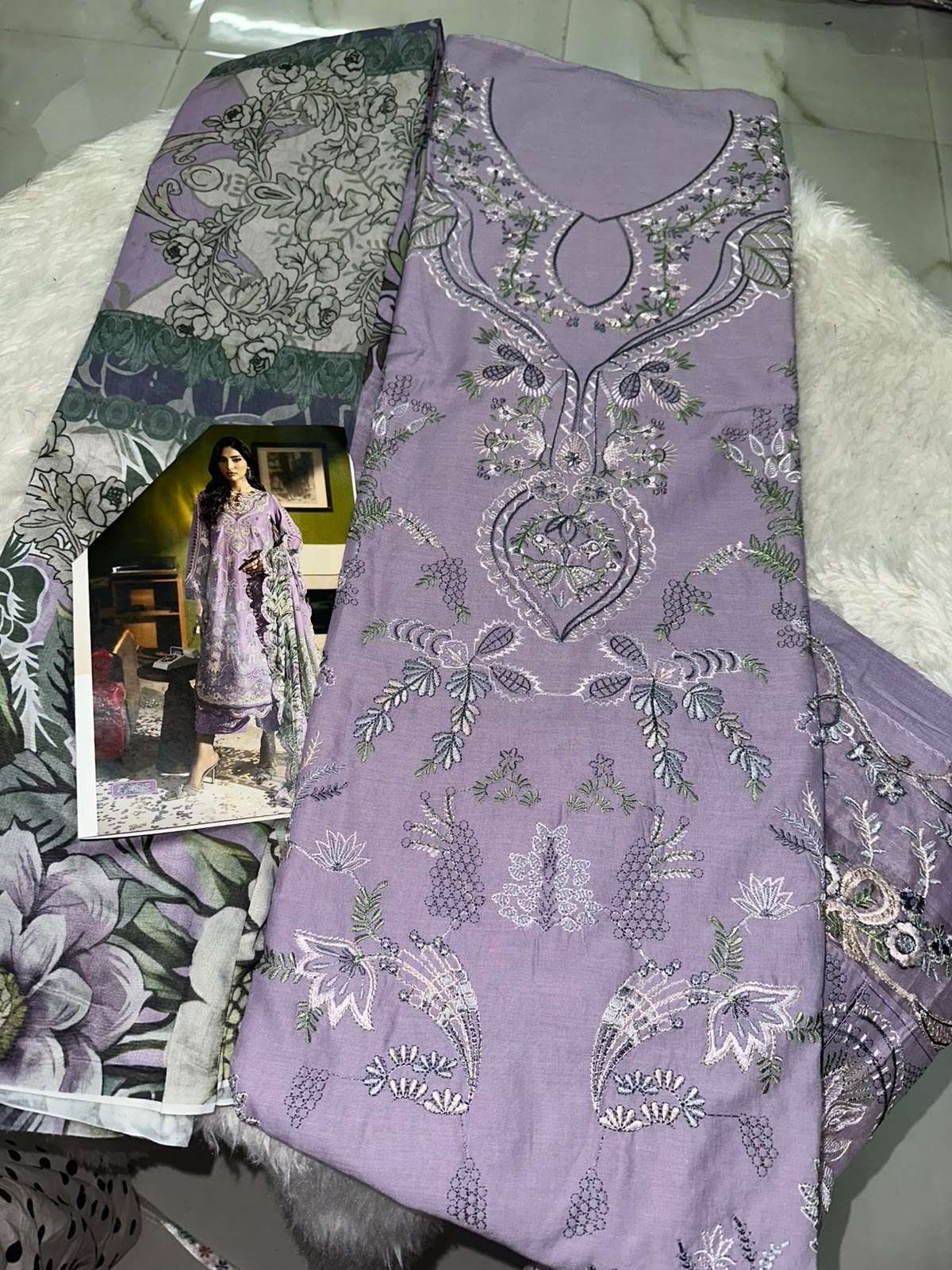Falah Premium Cotton Collection Code - 50108 By Falah Designer Suits - 02
