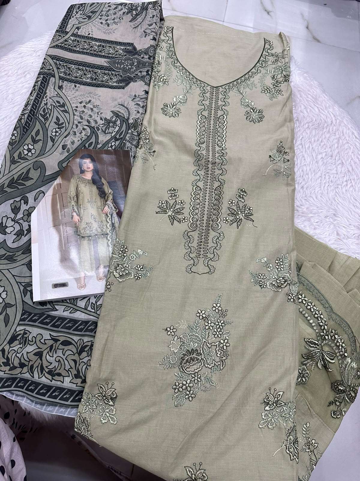 Falah Premium Cotton Collection Code - 50108 By Falah Designer Suits - 06