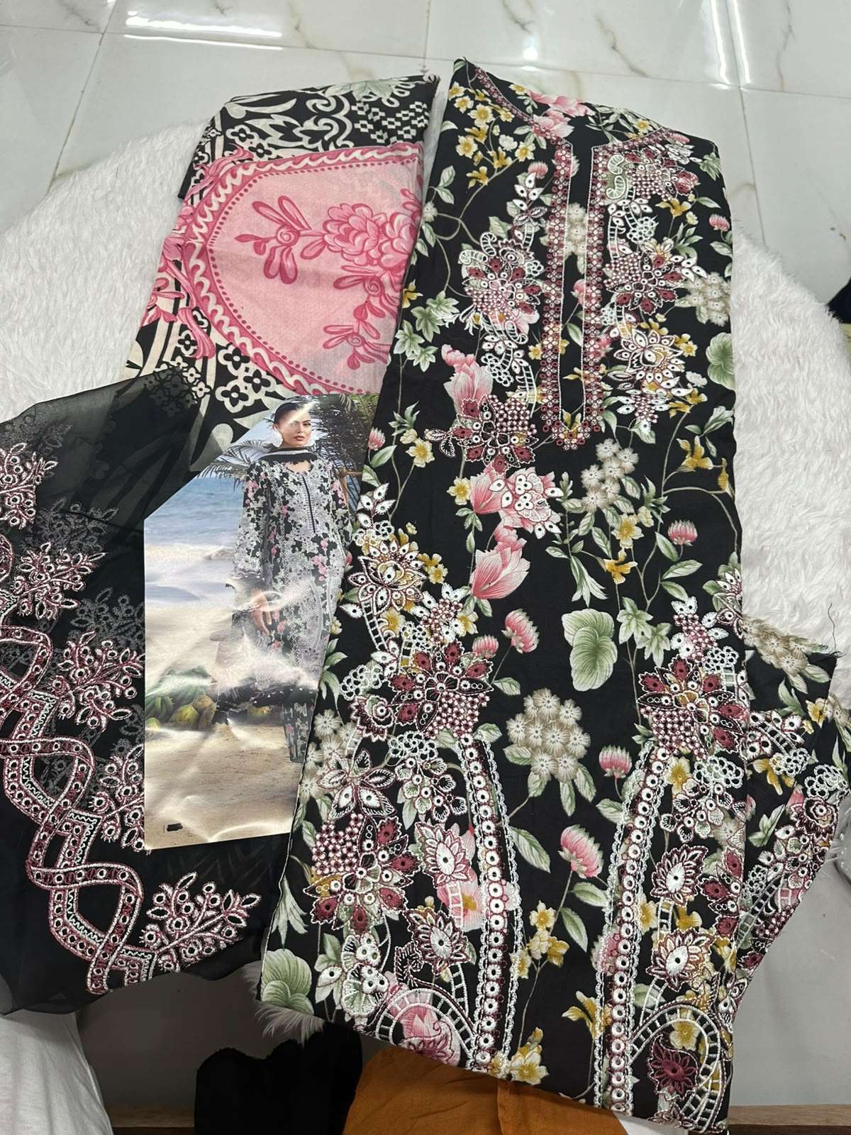 Falah Premium Cotton Collection Code - 50109 By Falah Designer Suits - 01 - 08 B