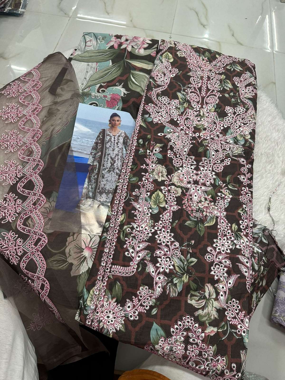 Falah Premium Cotton Collection Code - 50109 By Falah Designer Suits - 06
