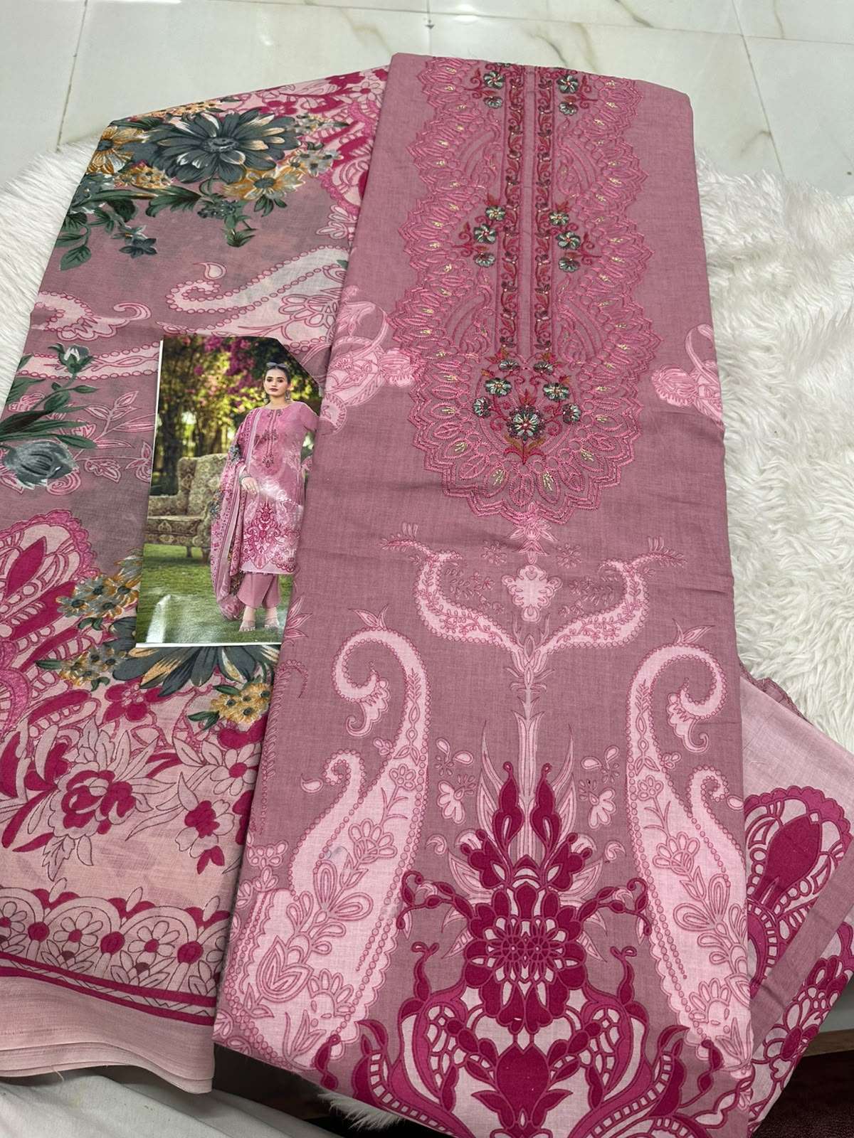 Falah Premium Cotton Collection Code - 50110 By Falah Designer Suits - 06
