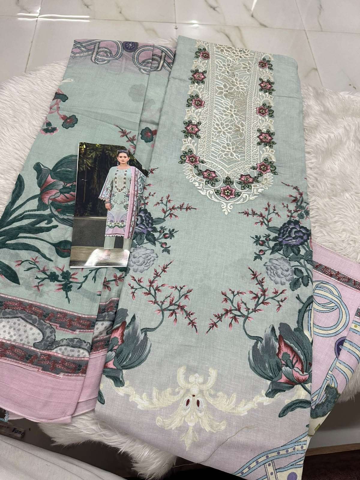 Falah Premium Cotton Collection Code - 50110 By Falah Designer Suits - 08