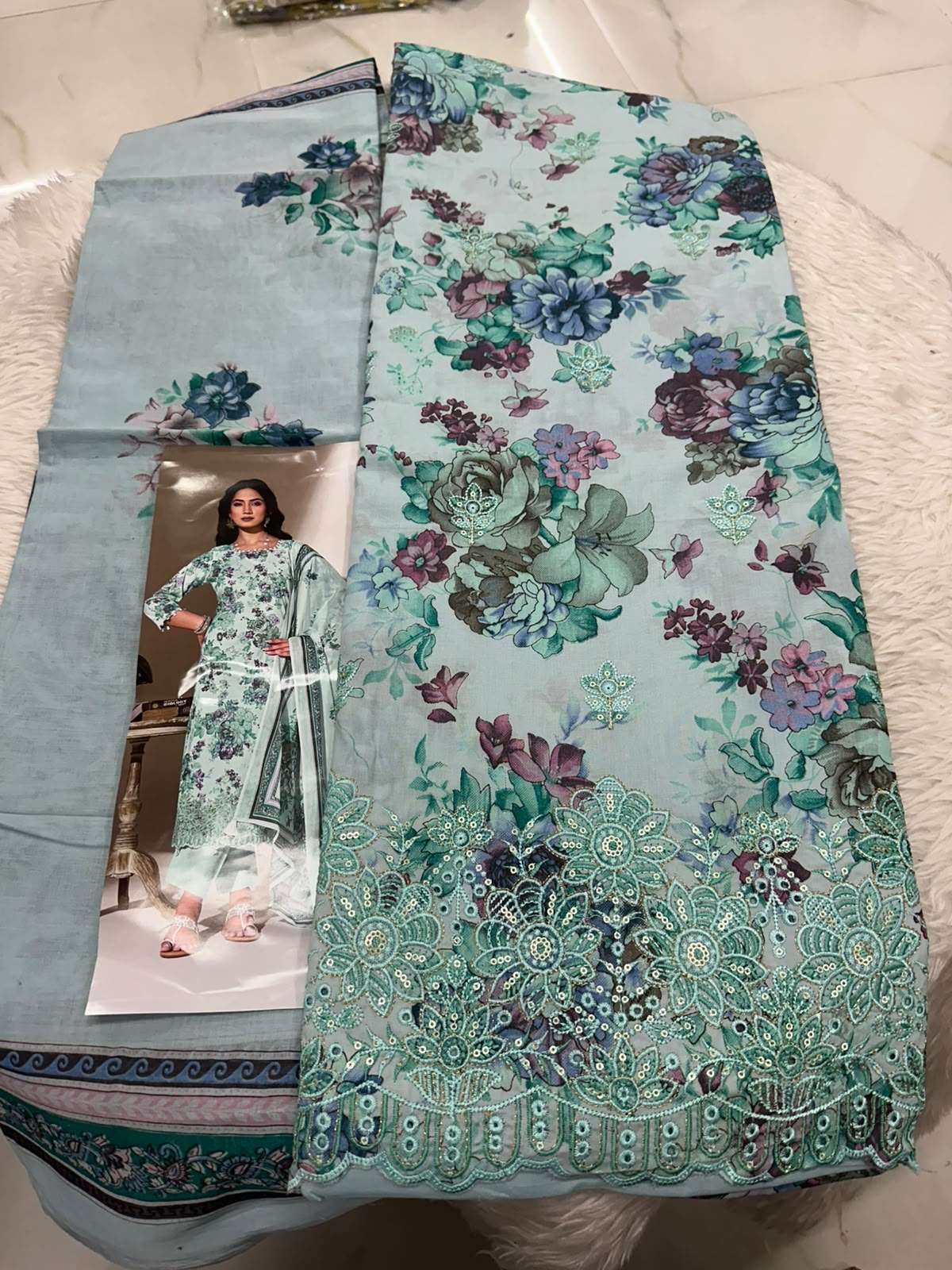 Falah Premium Cotton Collection Code - 50112 By Falah Designer Suits - 01