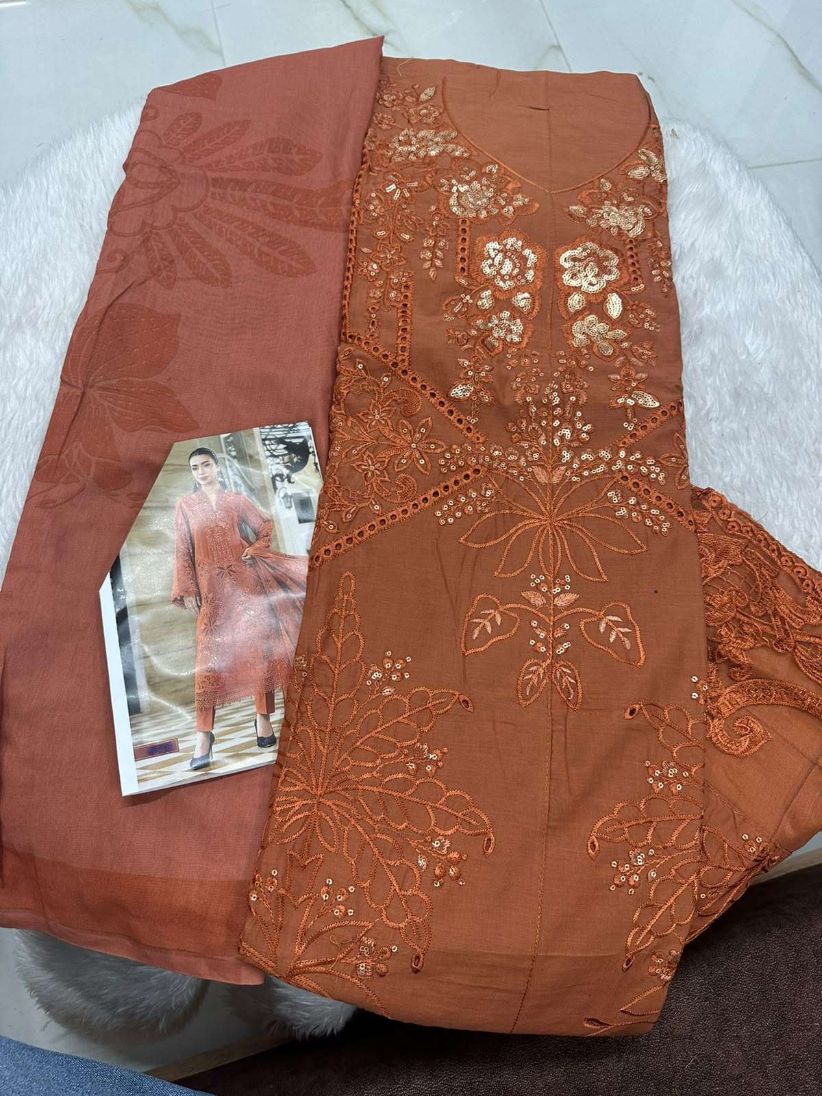 Falah Premium Cotton Collection Code - 50114 By Falah Designer Suits - 01