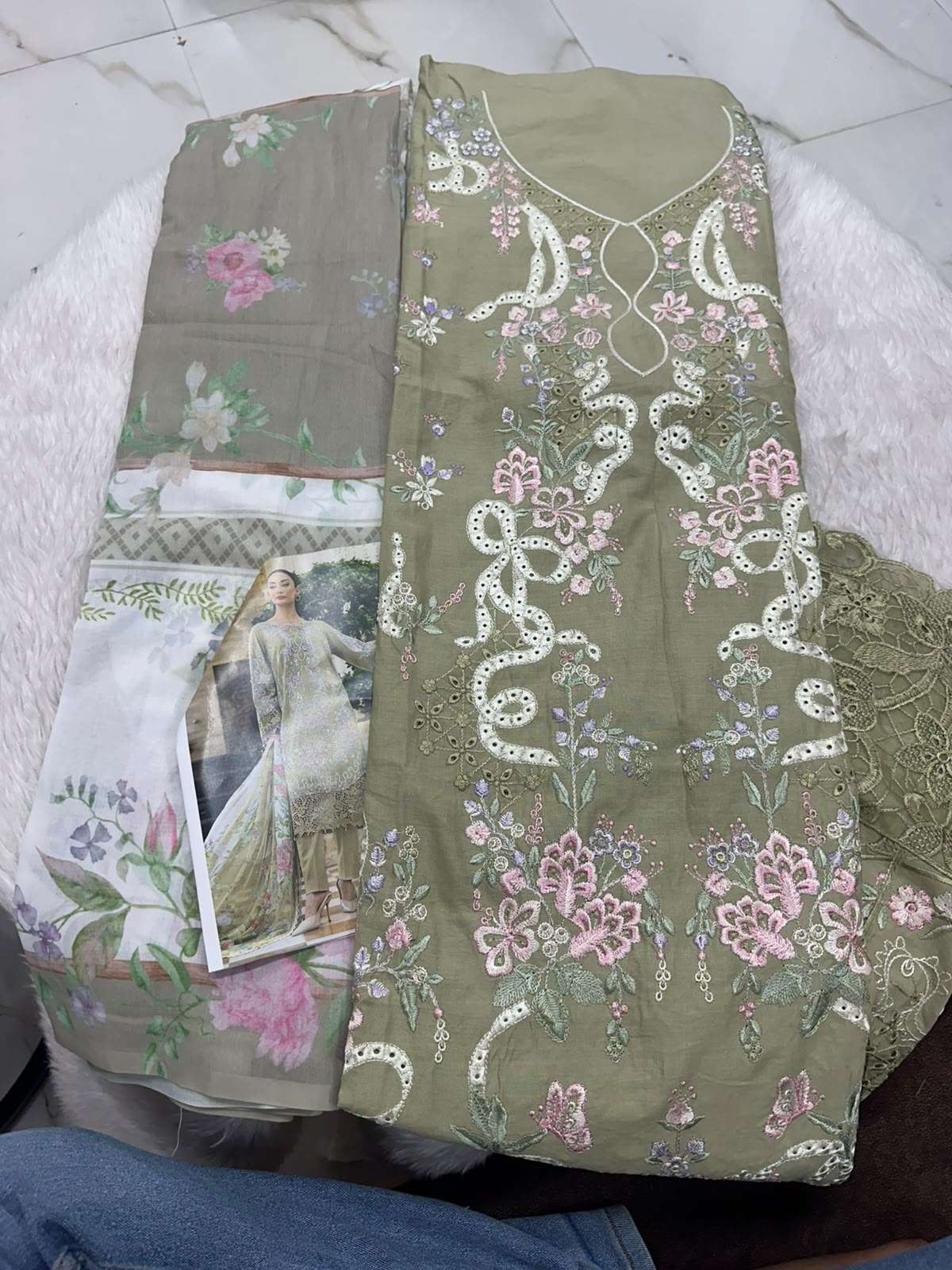 Falah Premium Cotton Collection Code - 50114 By Falah Designer Suits - 03